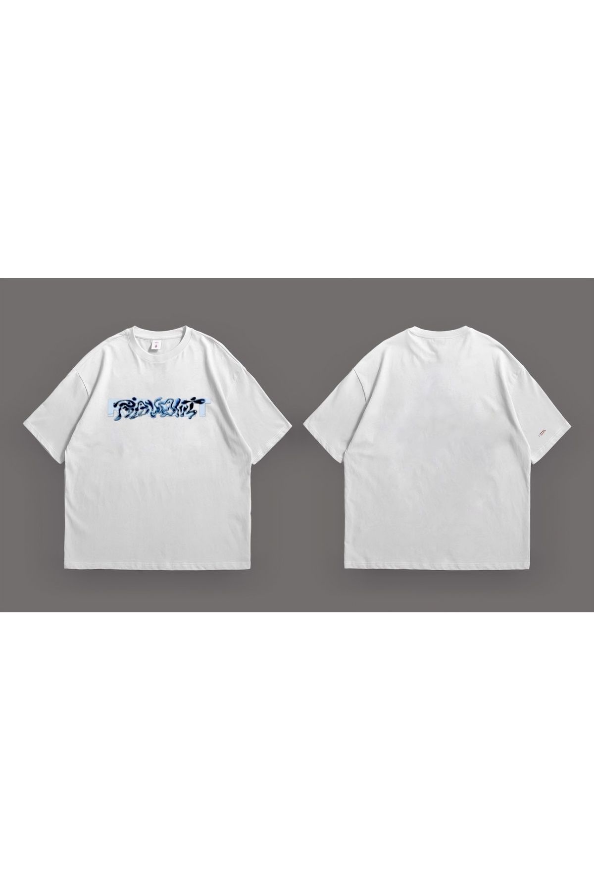 RPT MODA OVERSIZE RAHAT KALIP REVOLT BASKILI YÜKSEK KALİTE KUMAŞ ERKEK T-SHIRT