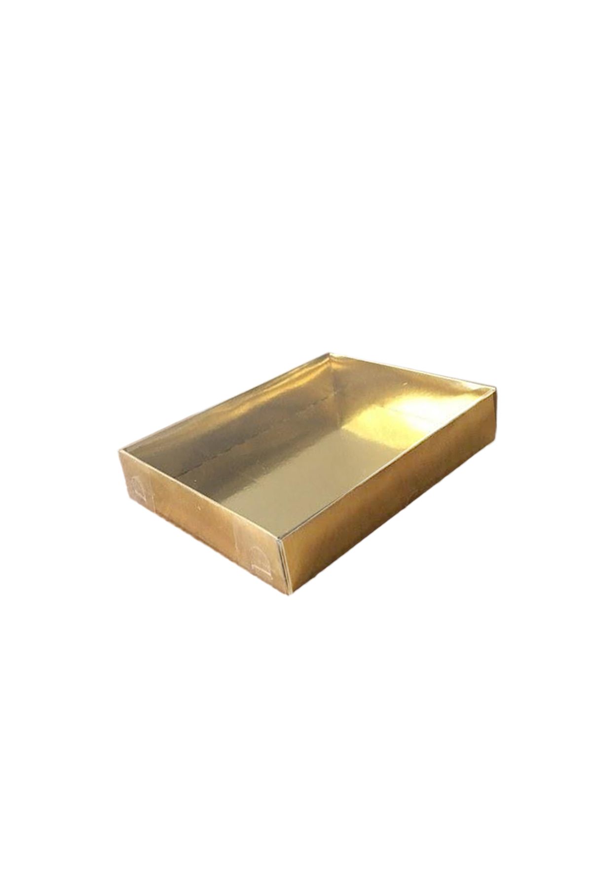 Eminonutoptanci Asetat Kapaklı Karton Kutu 12X15X3 (25 Adet) Metalik Golt