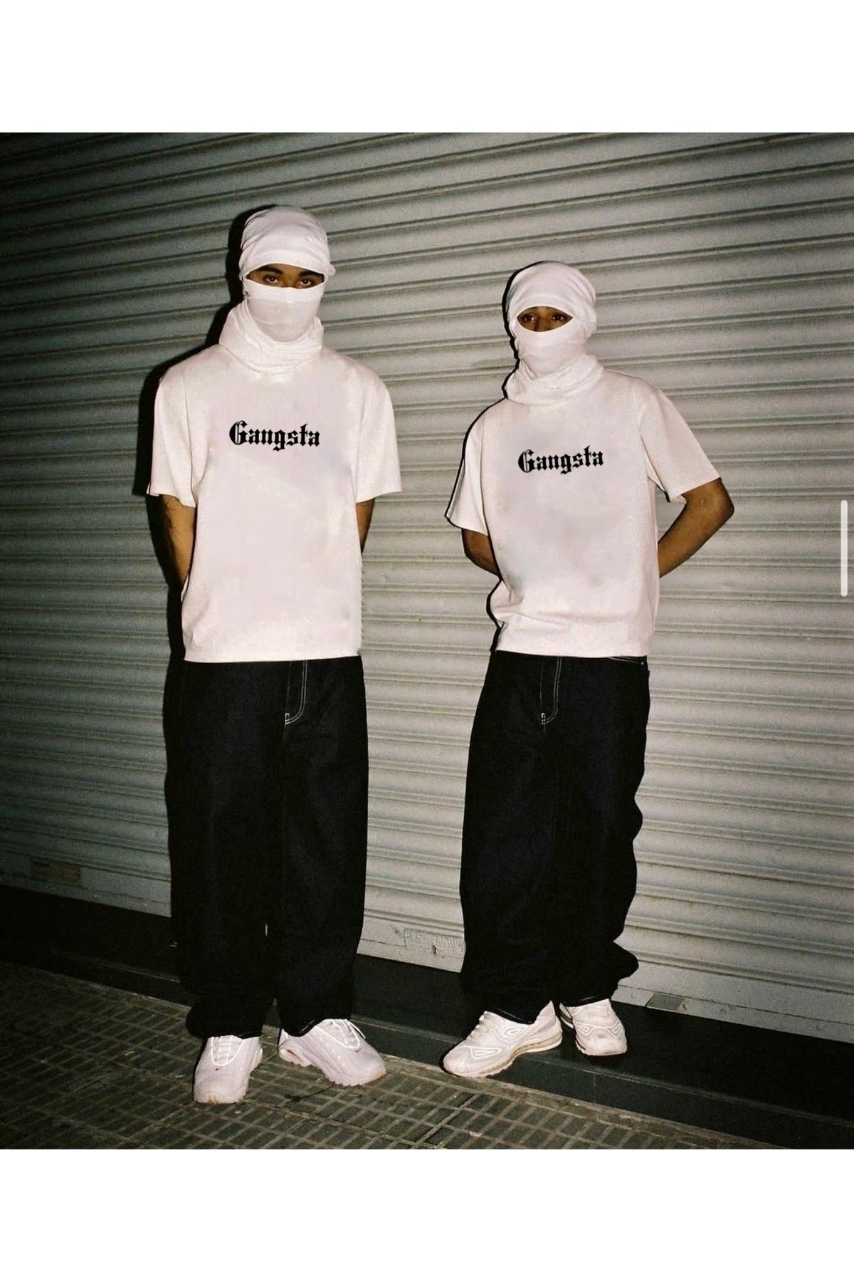 RPT MODA OVERSIZE RAHAT KALIP GANGSTA BASKILI YÜKSEK KALİTE KUMAŞ ERKEK T-SHIRT