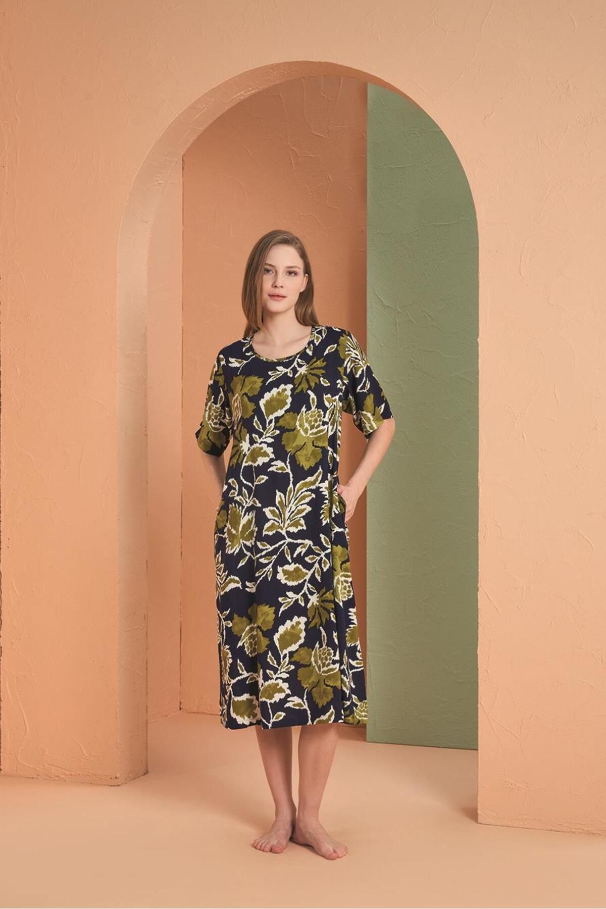 PJS-Rochie de damă bleumarin 27155 2