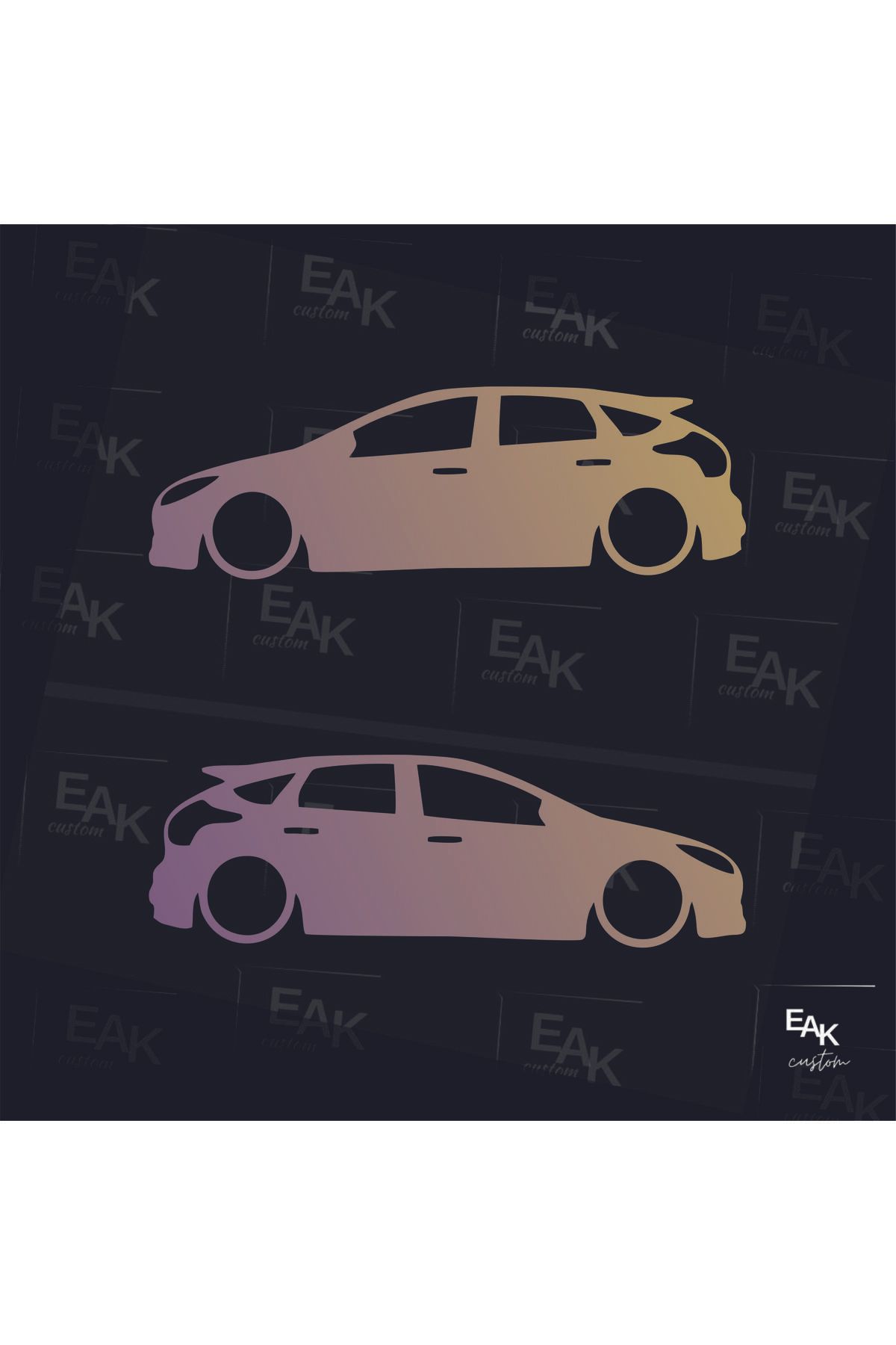 eakcustom FORD FOCUS oto sticker (18cm x 5cm) (2ADET)
