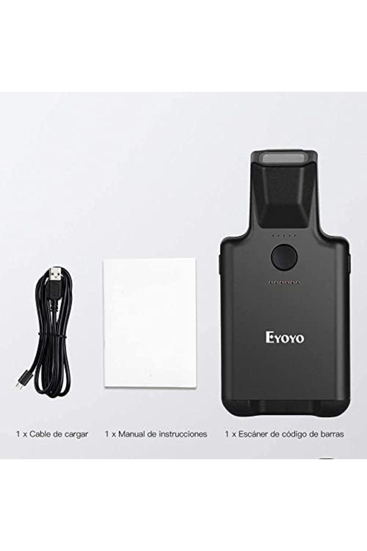 Eyoyo-1D 2D Back Clip Bluetooth Barcode Scanner, Portable QR Barcode Reader for Phone Image Scanner 9
