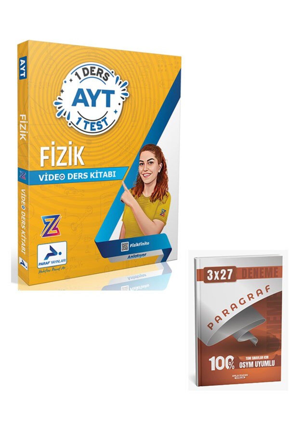 Anla Kazan Yayınları Paraf 2026 YKS AYT Fizikfinito Z Takımı 1 Ders 1 Test Video Ders Kitabı+Anla Kazan Paragraf