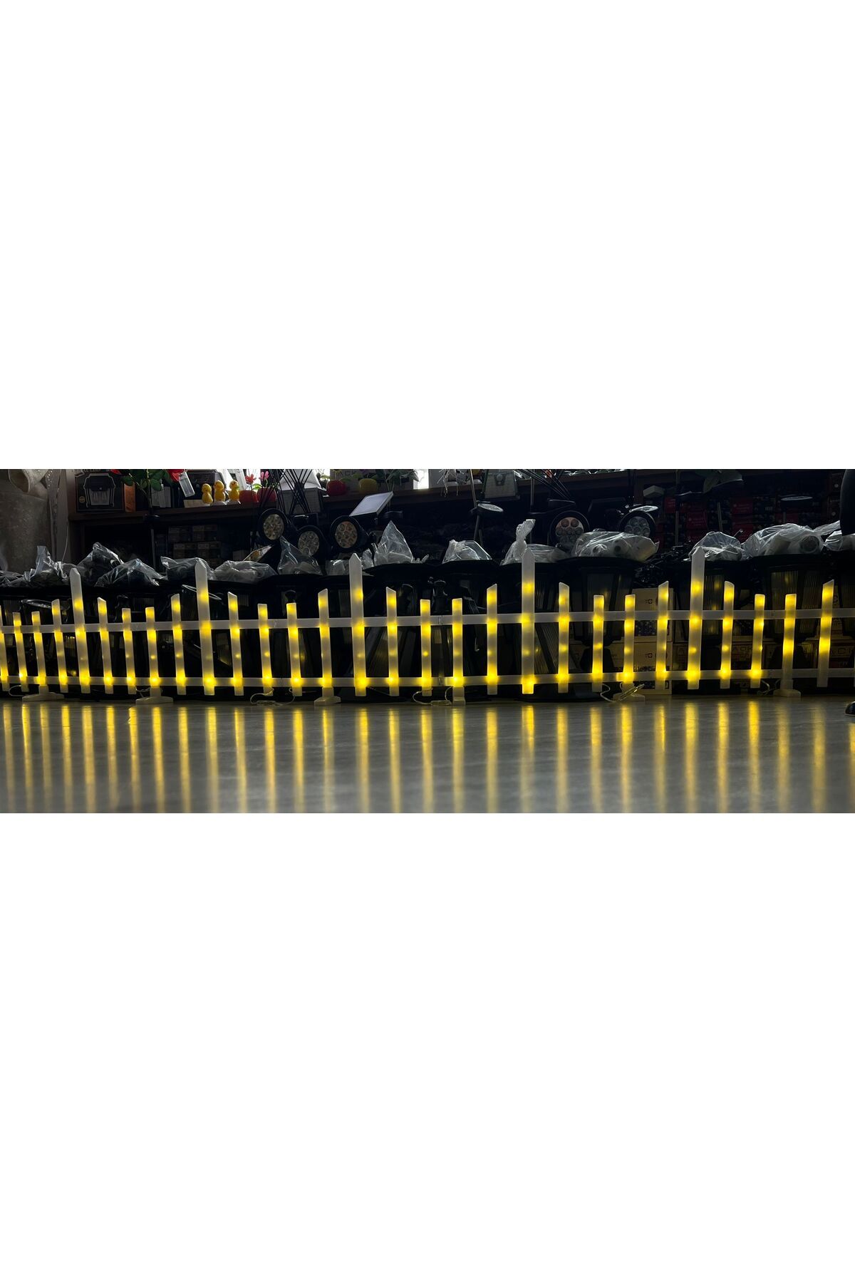OKYANUSAYD GÜNIŞIĞI LED IŞIKLI 3 METRE ENİ 30 cm ÇİT Boyu 8 ADET ANİMASYONLU ÇİT PREMİUM QUALİTY