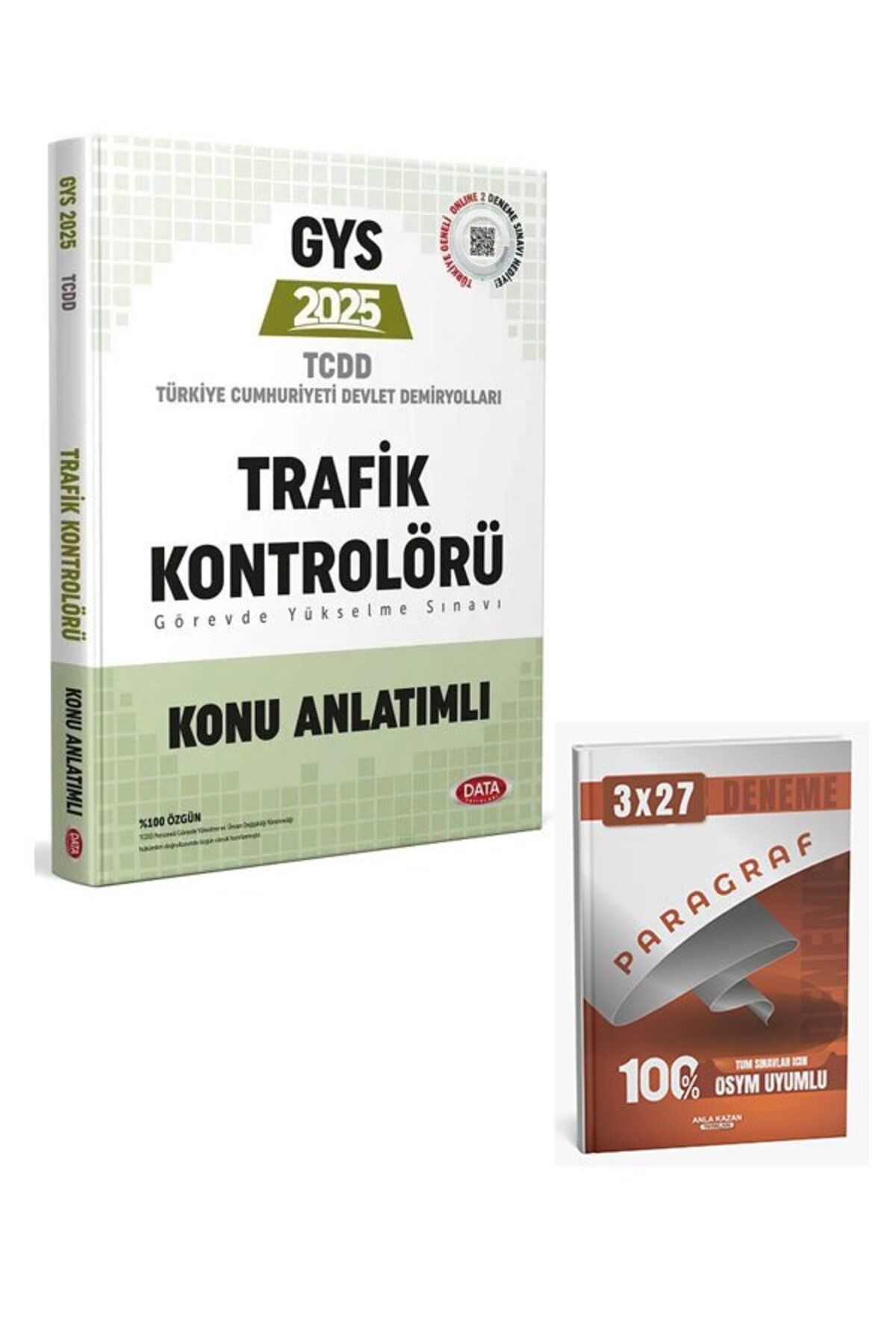 Anla Kazan Yayınları Data 2025 GYS TCDD Trafik Kontrolörü Konu Anlatımlı Görevde Yükselme+Anla Kazan Paragraf