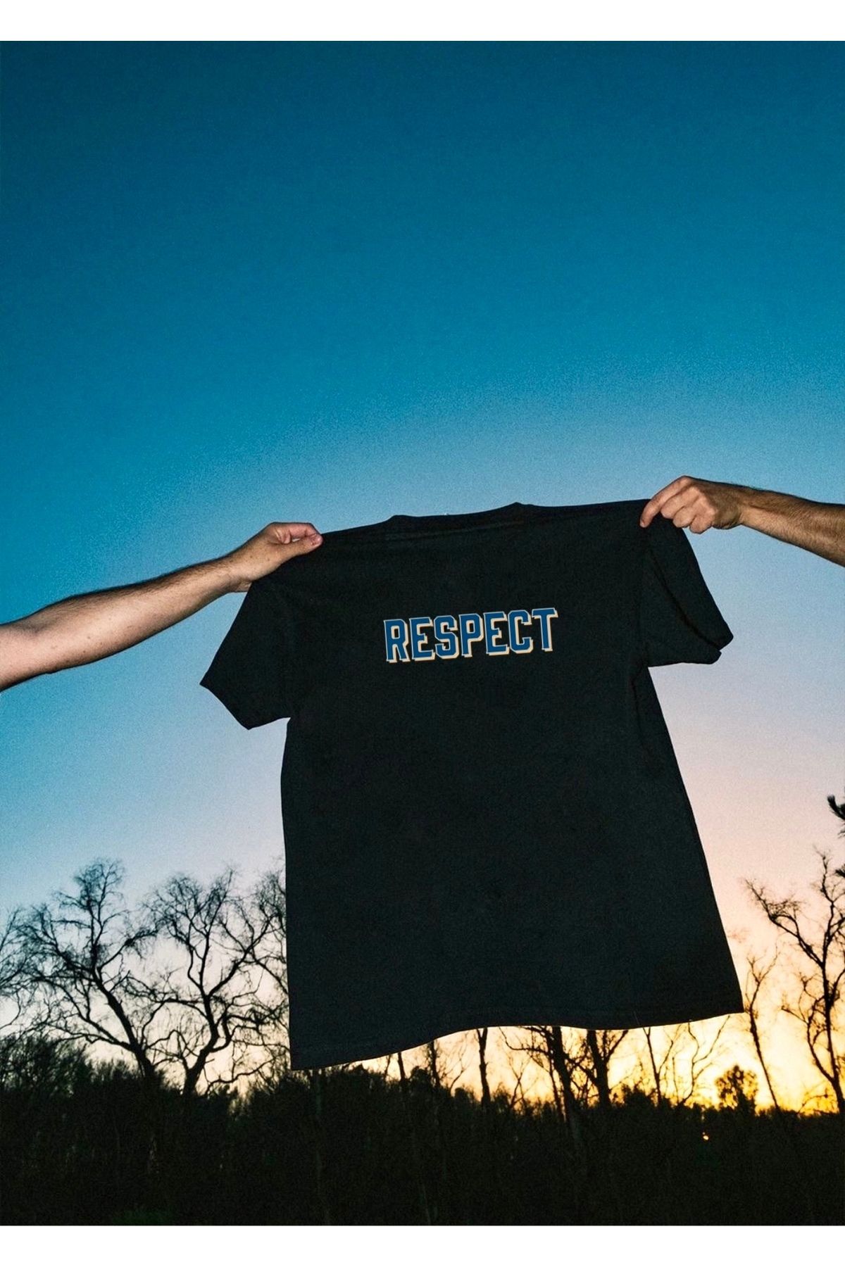 RPT MODA OVERSIZE RAHAT KALIP RESPECT BASKILI YÜKSEK KALİTE KUMAŞ ERKEK T-SHIRT