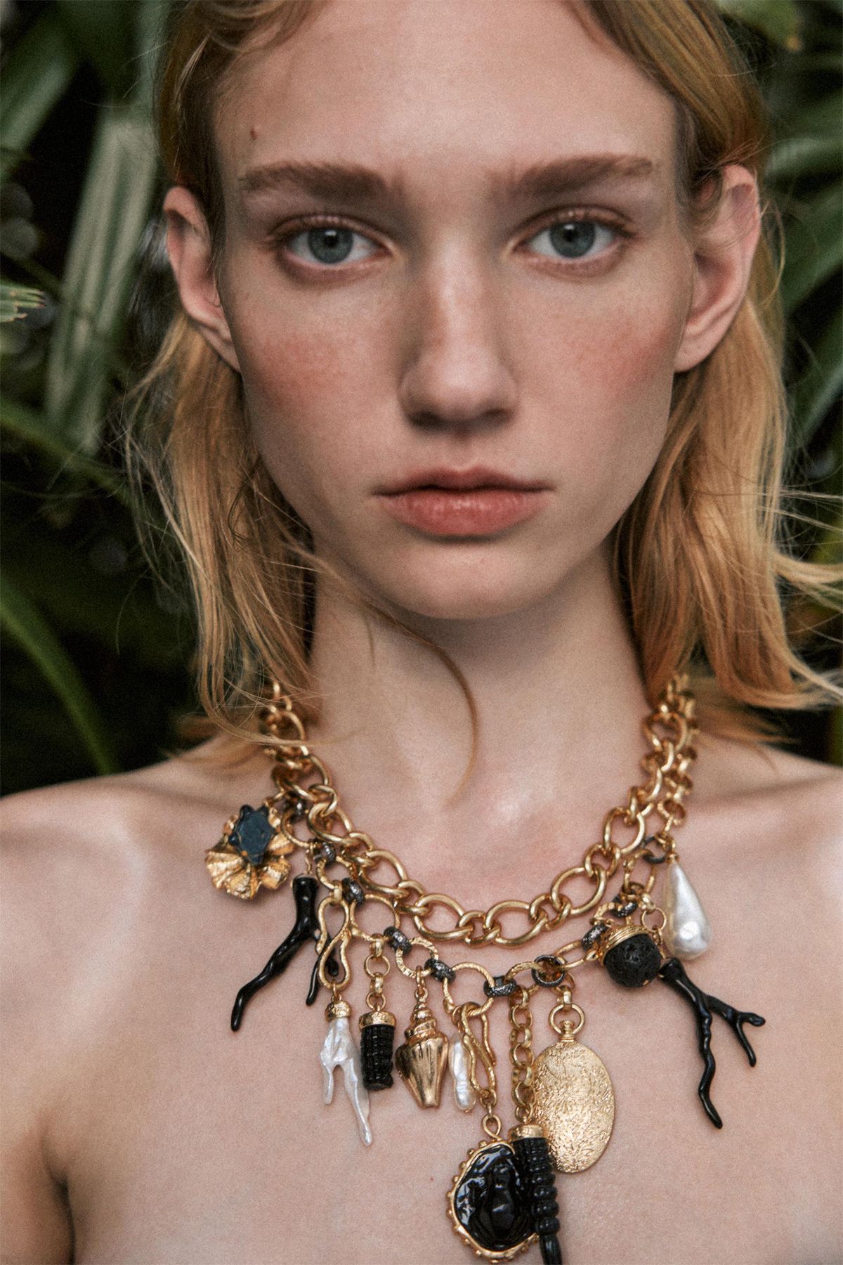 Yokho ZRA Marka Model 🌿✨ Mystic Treasures Charm Kolye 🐚🖤