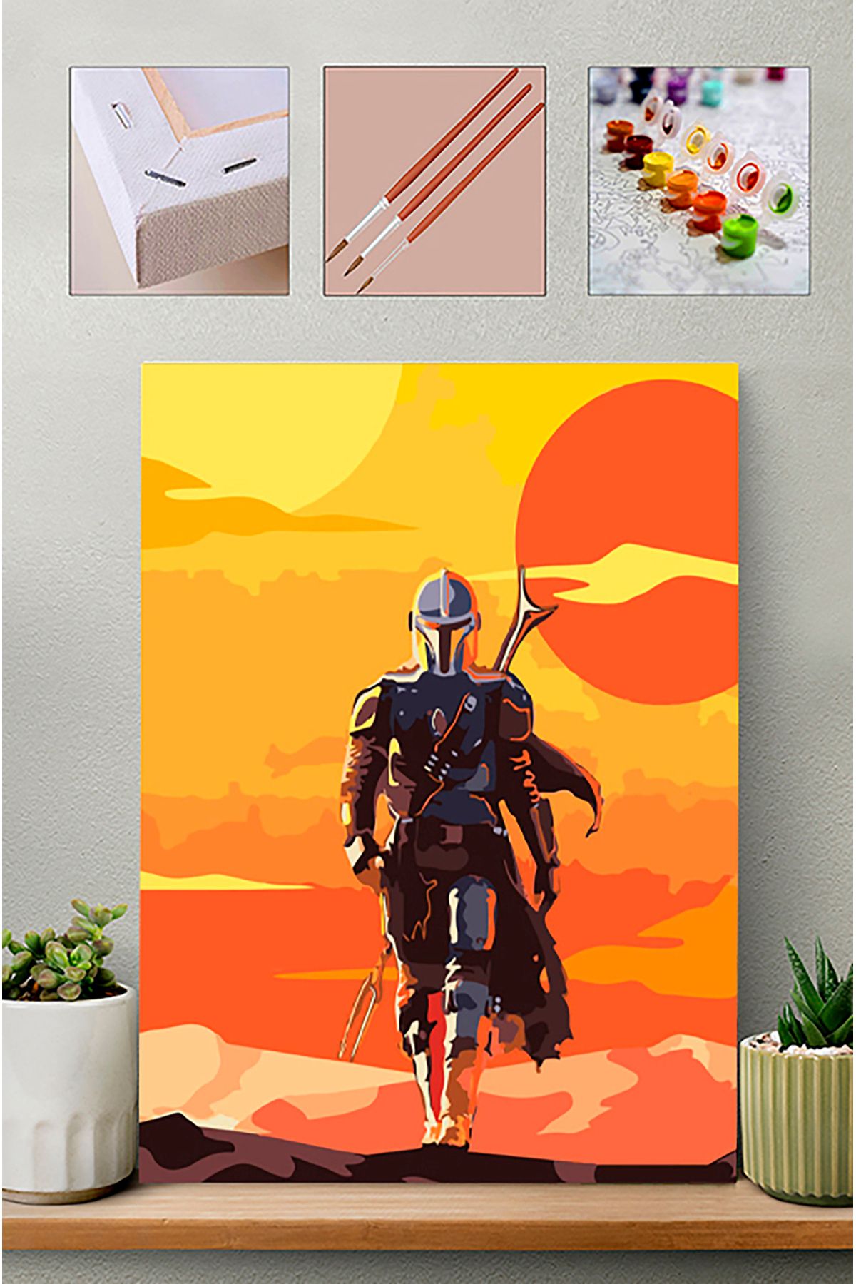 Carmen Sayılarla Boyama Seti The Way of Mandalorian