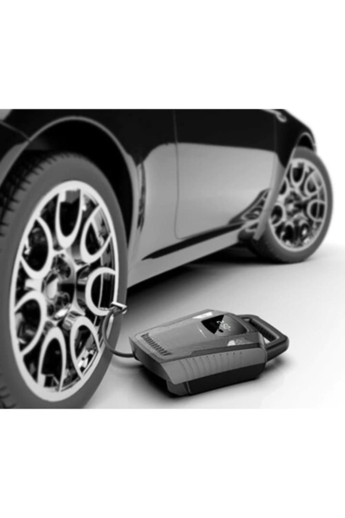 varioshop-Compresor auto 12V VarioShop®, Ideal pentru umflarea tuturor tipurilor de anvelope auto, motociclet 4