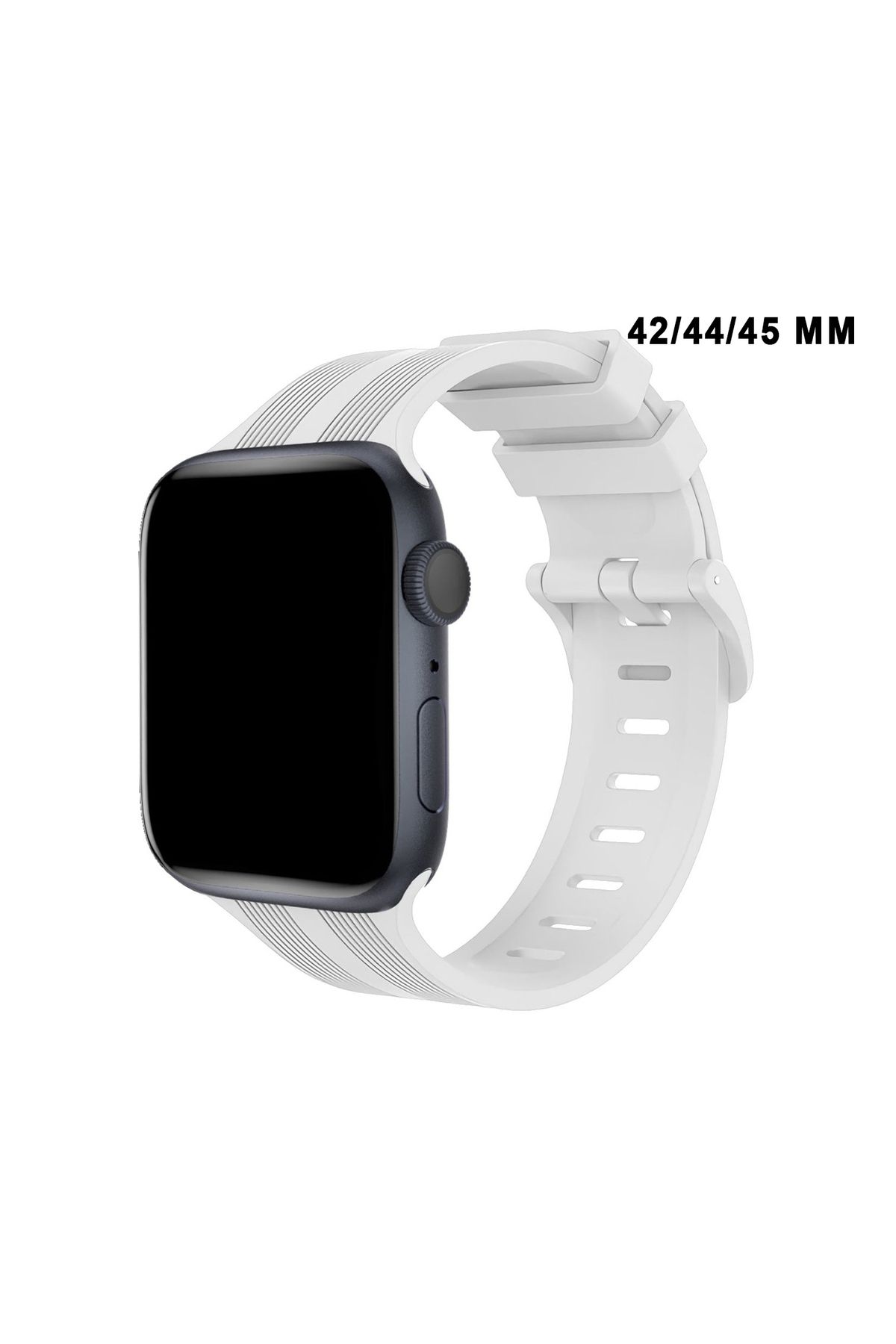 MTL Apple Watch Uyumlu Watch 1/2/3/4/5/6/SE/7/8/9 Serileri 42/44/45/49 MM Kordon Kayış Silikon MT86