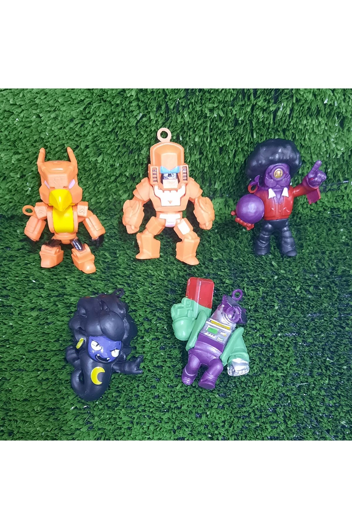TOYSTAR Oyuncak Figür 5'li Brawl Stars Heros 5 Figür Oyun Karakter Seti 6-8 cm