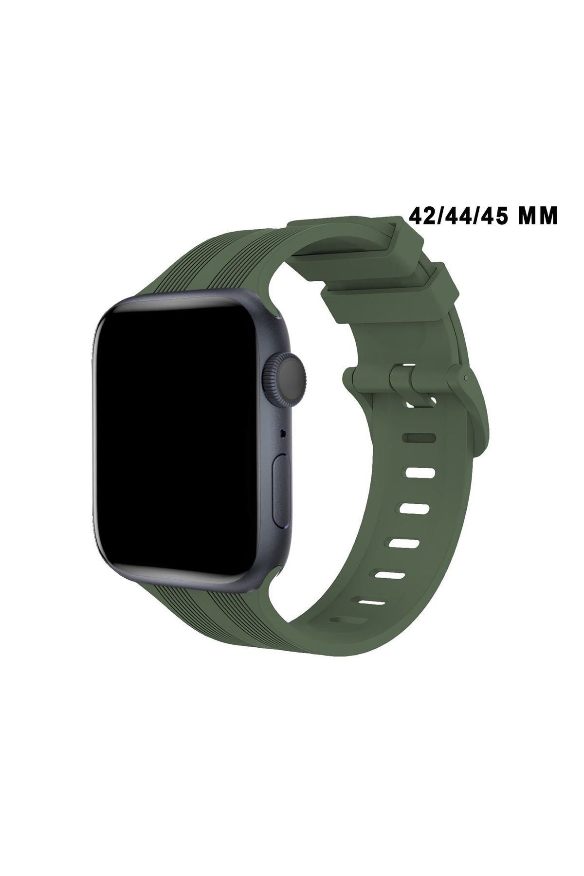 MTL Apple Watch Uyumlu Watch 1/2/3/4/5/6/SE/7/8/9 Serileri 42/44/45/49 MM Kordon Kayış Silikon MT86