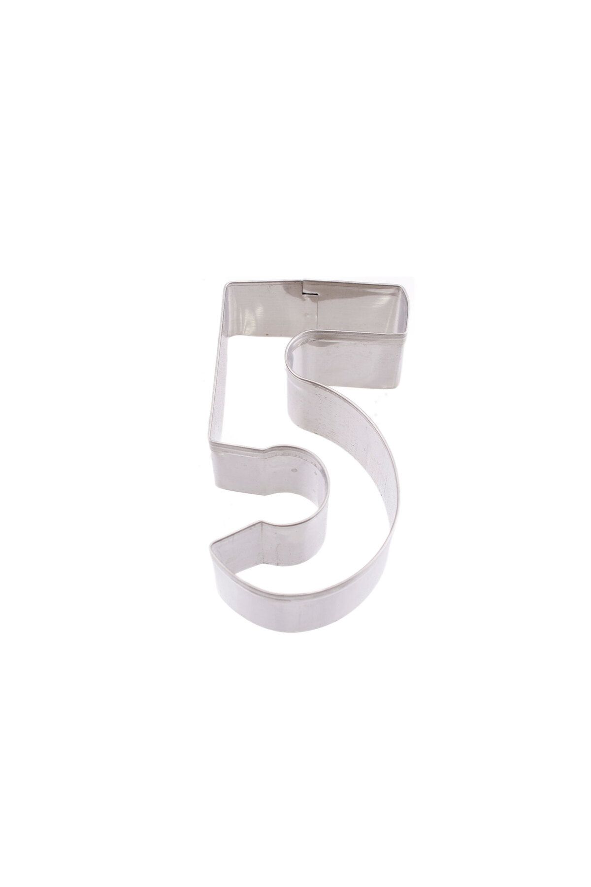 Eminonutoptanci Kek Kurabiye Ve Pasta Kalıbı Metal 5 Sayı Büyük Boy Rakam 8.5 CM