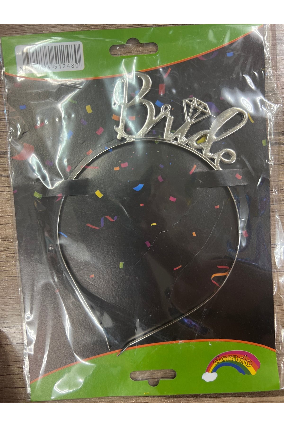eğlencemarketi Metal Taç Bride Gümüş