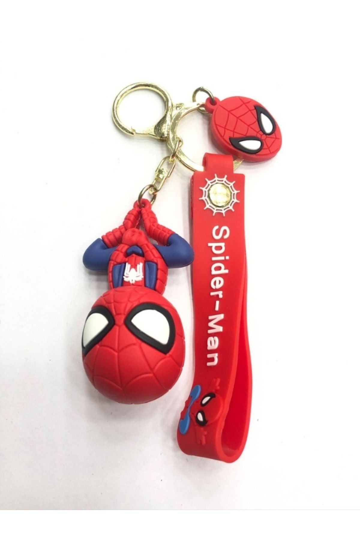 uğurlu dükkan 3D Spiderman Silikon Anahtarlık