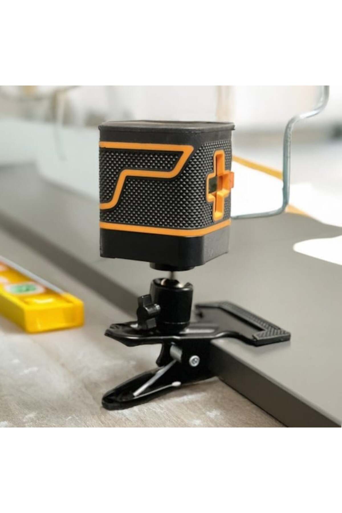 varioshop-VarioShop® Laser Level, 360° Rotation, Working Distance 25 m, Cross Laser Function, Length 5