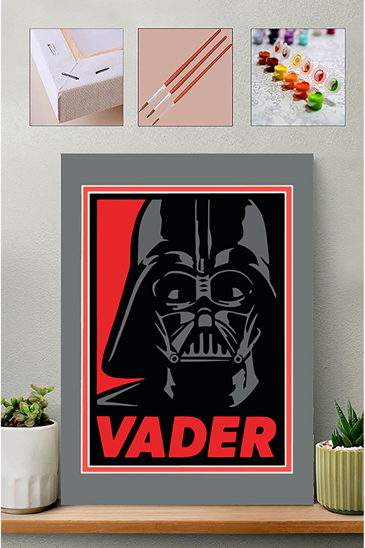 Carmen Sayılarla Boyama Seti Darth Vader 30x40cm