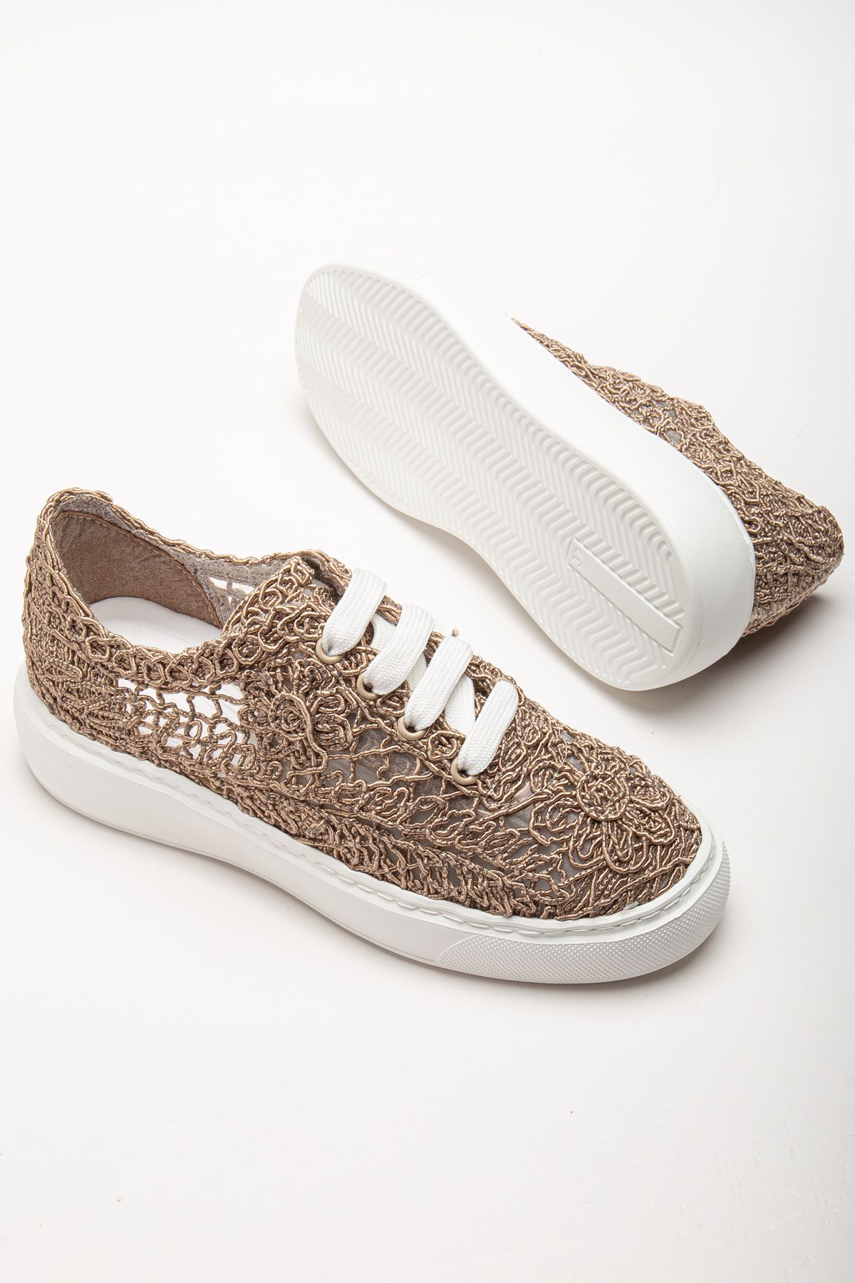 tayyarshoes Alora – Kadın File Dantel Sneaker