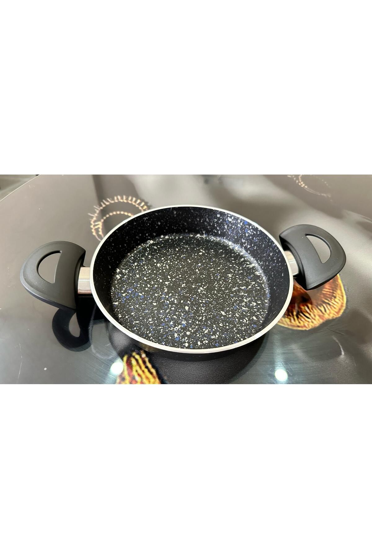 King Queens 18 Cm Granit Çift Kulp Tava Sahan (KüçükBoy)