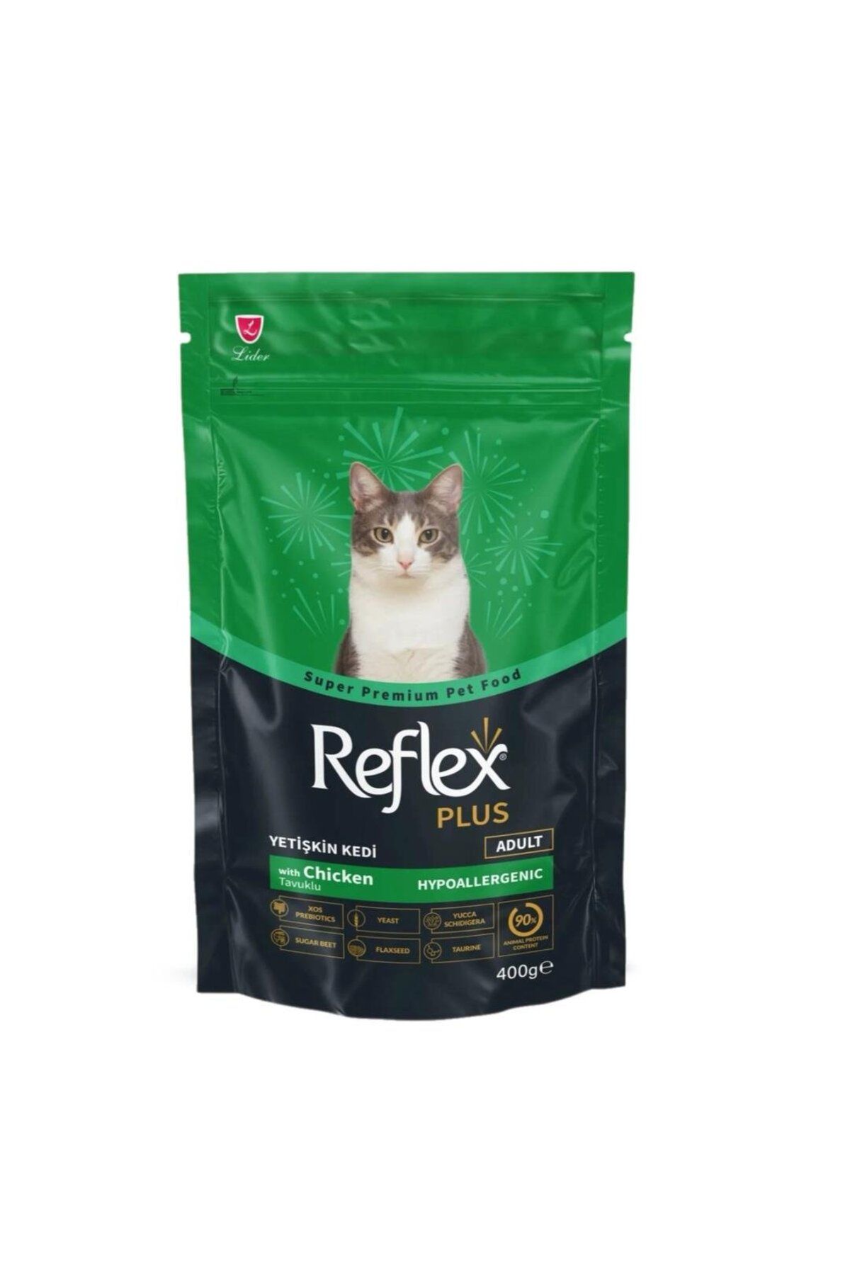 Reflex Plus Hypoallergenic Tavuklu Yetişkin Kedi Maması 400gr