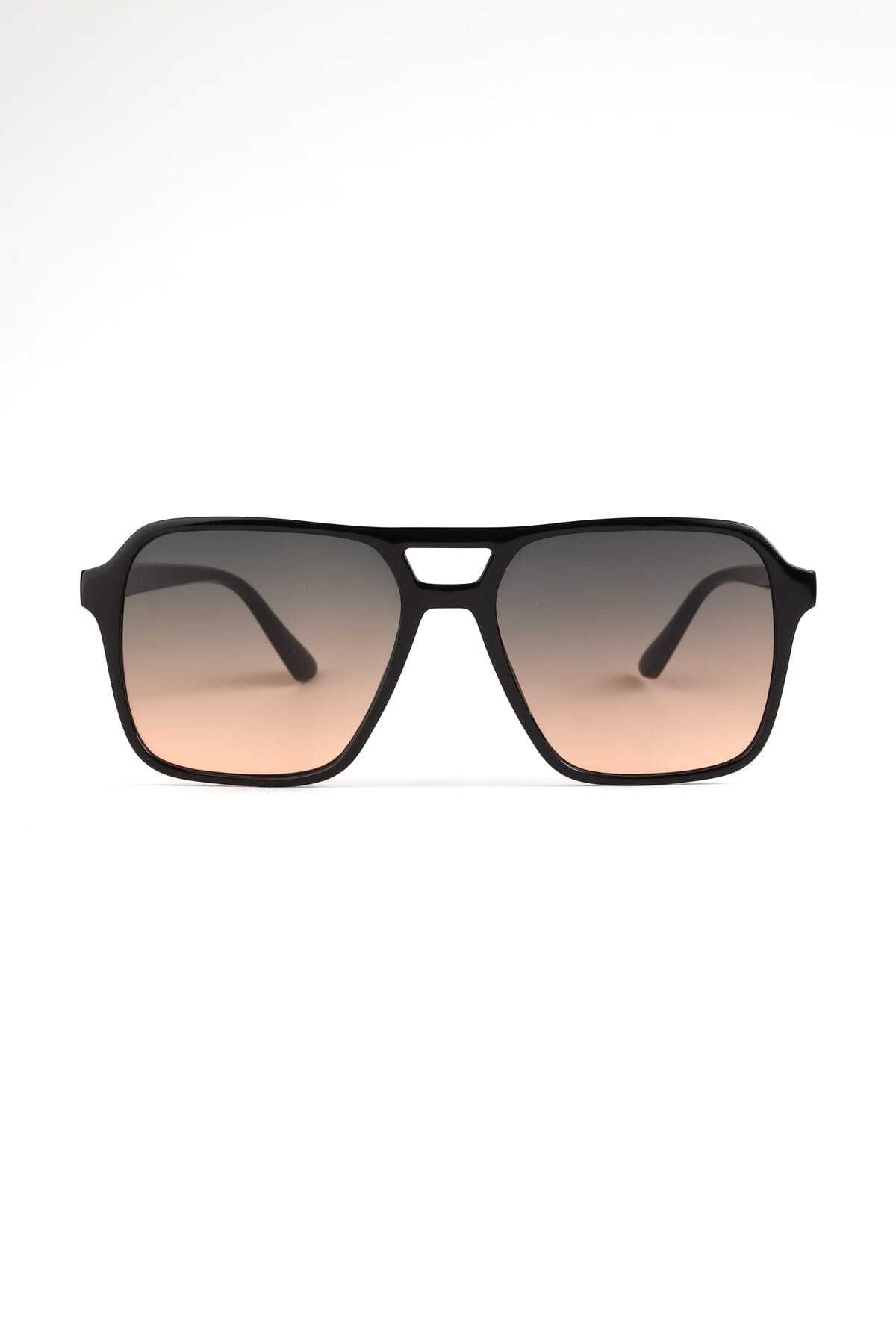 VİVAVİSS Vivaviss Vega 938-60 Unisex Güneş Gözlüğü Siyah Çerçeve Degrade Renkli Cam