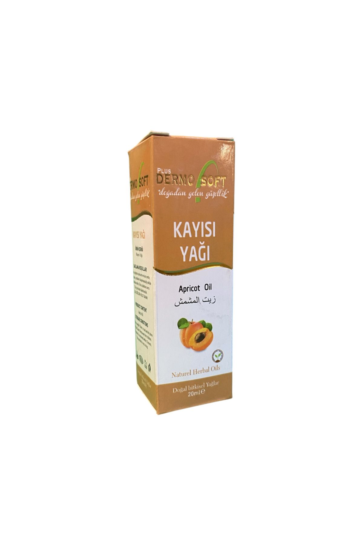 DERMOSOFT Bitkisel Kayısı Yağı 20 ml