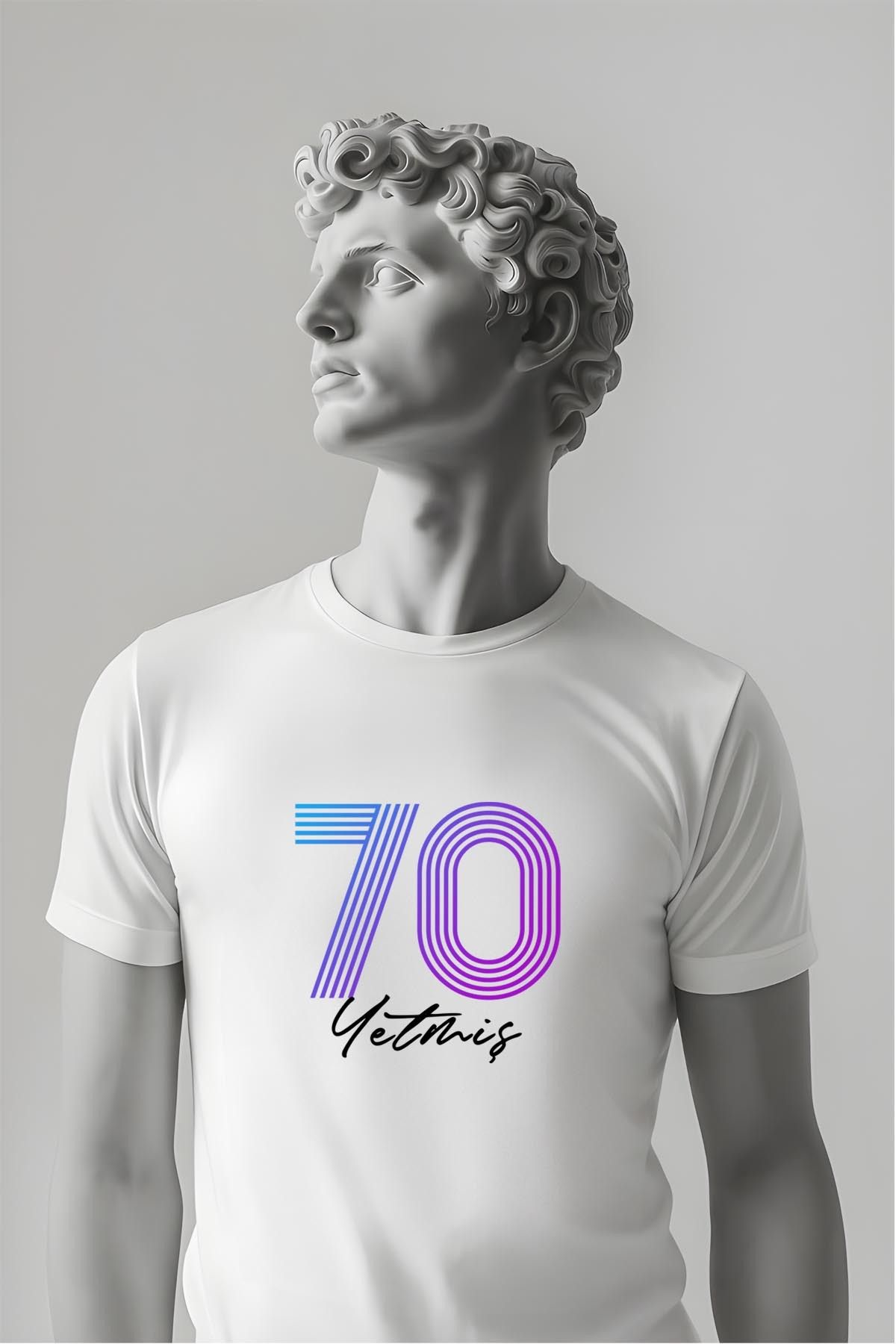 362BASKI Doğum Yılı Temalı '70 Baskılı Tshirt