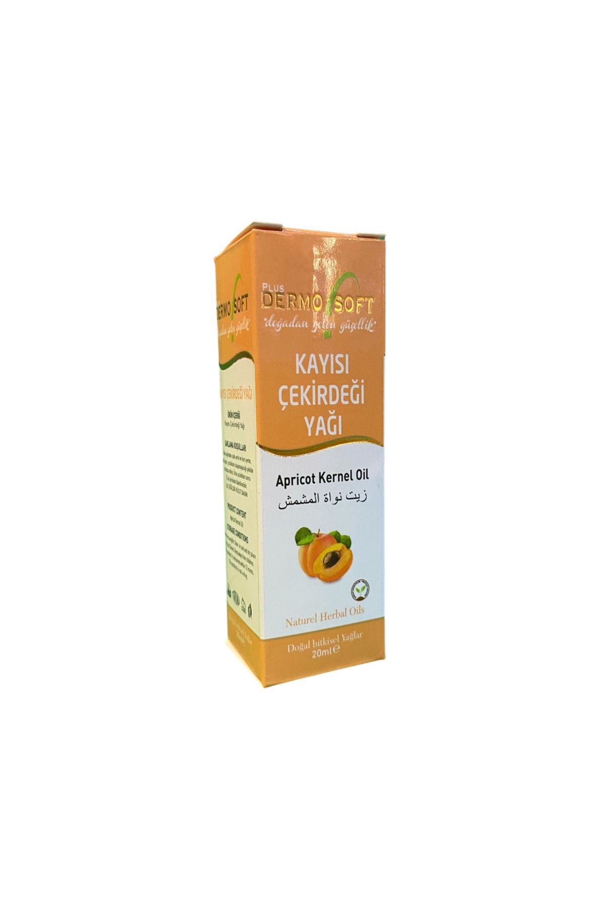 DERMOSOFT Bitkisel Kayısı Çekirdeği Yağı 20 ml