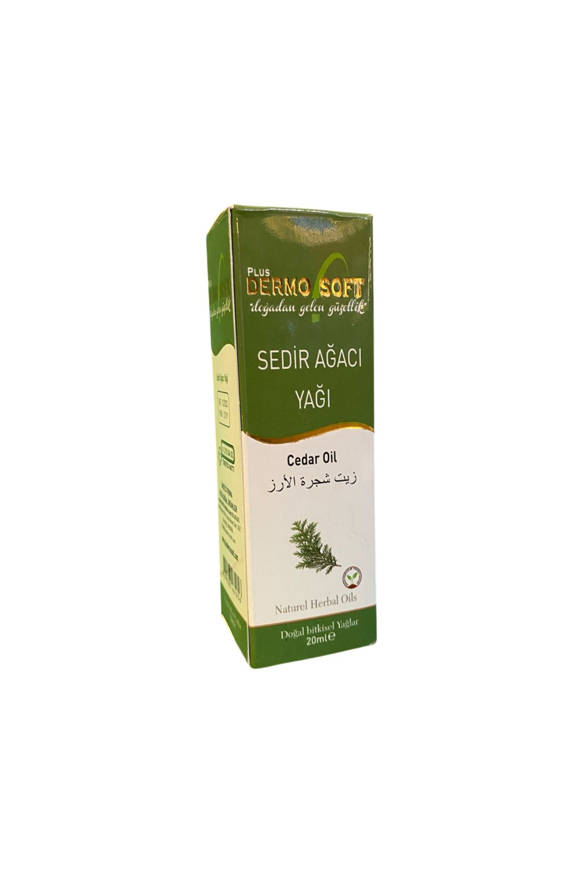 DERMOSOFT Bitkisel Sedir Ağacı Yağı 20 ml