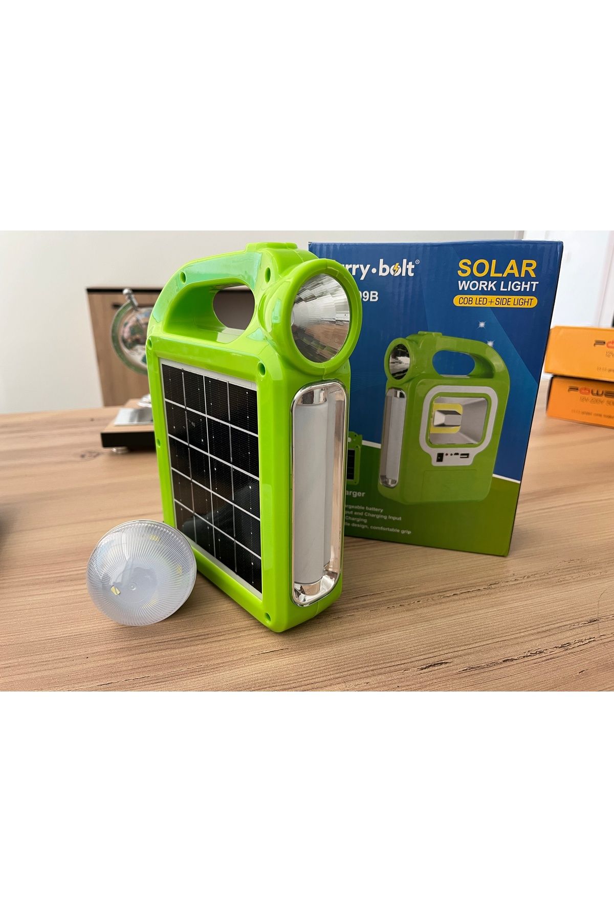 Powermaster HB-6399B SOLAR KAMP BALIKÇI LAMBASI UZATMA AMPUL DAHİL (1 ADET AMPULÜ UNUTMA)