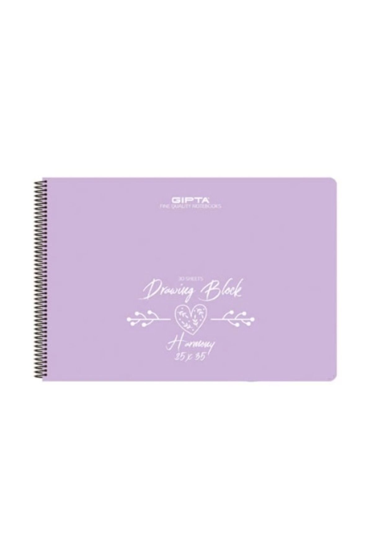 Gıpta GIPTA HARMONY PP KAPAK SPİRAL RESİM DEFTER (25*35 cm)-30 yaprak ( 2 Adet)