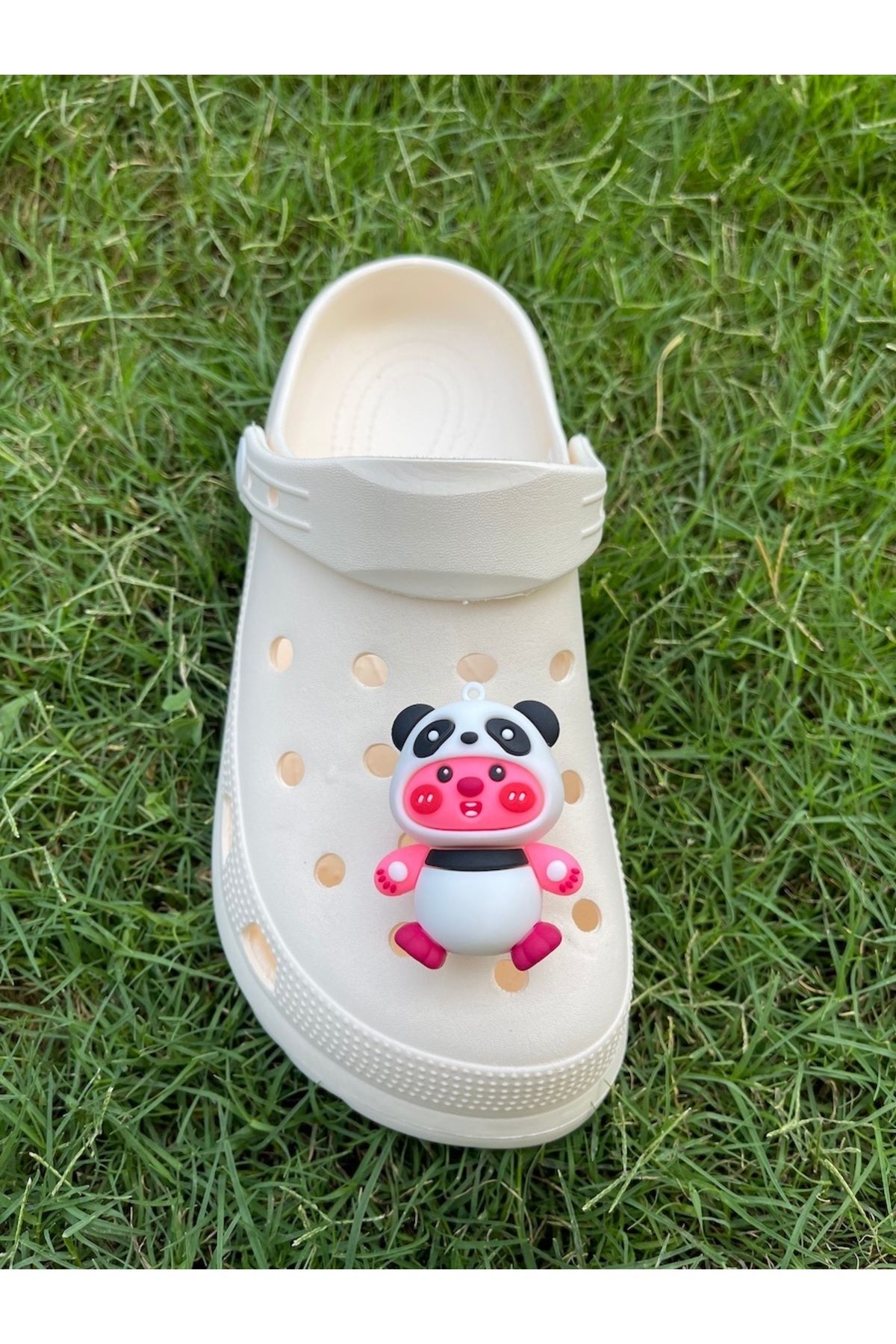 Crocs Panda Ayı Terlik Süsü Üç Boyutlu/Ayılı 3D Crocs Charm/ Jibbitz