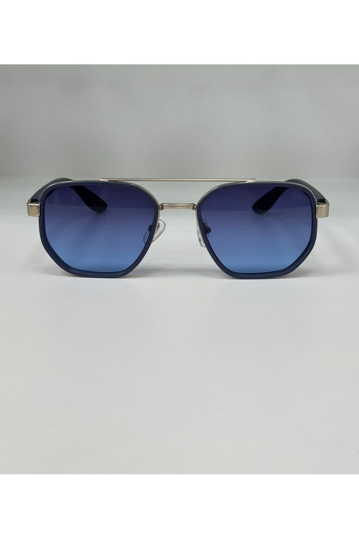 VLDORO Unisex mavi geçişli modern pilot Güneş gözlüğü