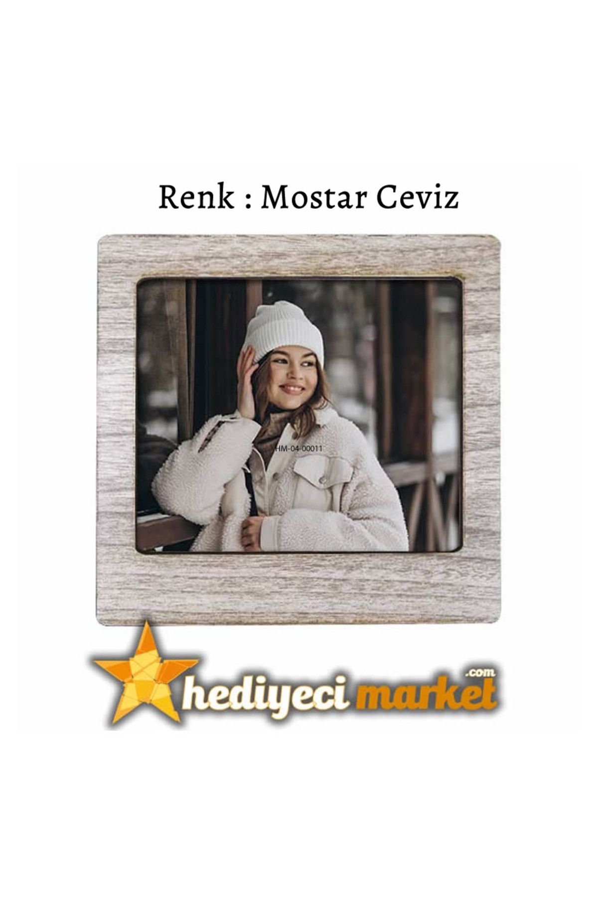 Hediyeci Market Ahşap Polaroid Mini Fotoğraf Çerçevesi