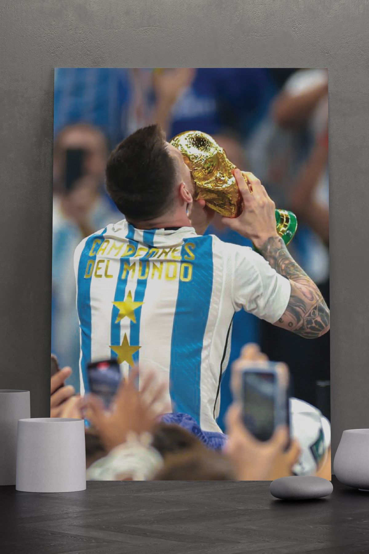 SELMIRA Dünya Kupası Messi Kanvas Tablo
