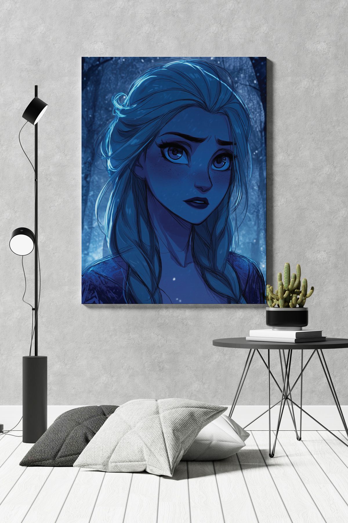 SELMIRA Karlar Ülkesi Elsa Kanvas Tablo
