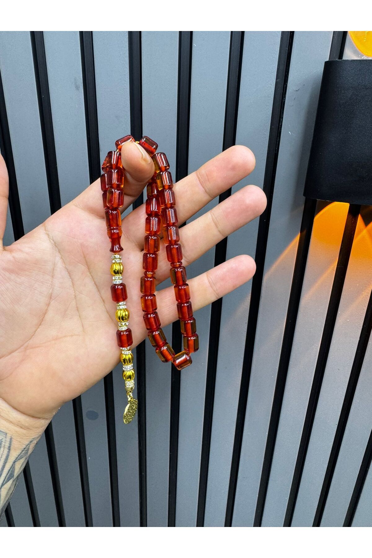 tekişcollection ateş kehribarı tespih