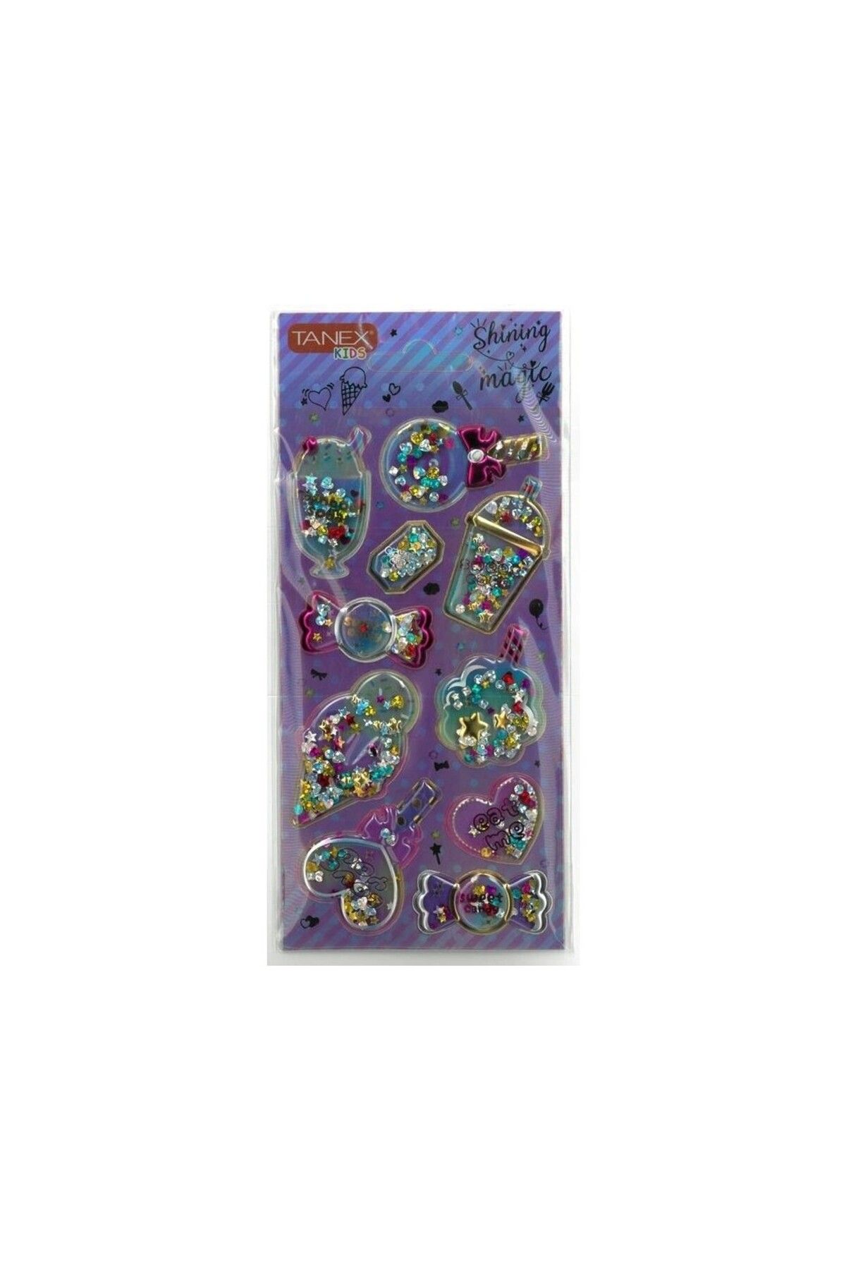 Tanex Parlak Simli-14 Serisi Etiketi Stickers Tnx-26064