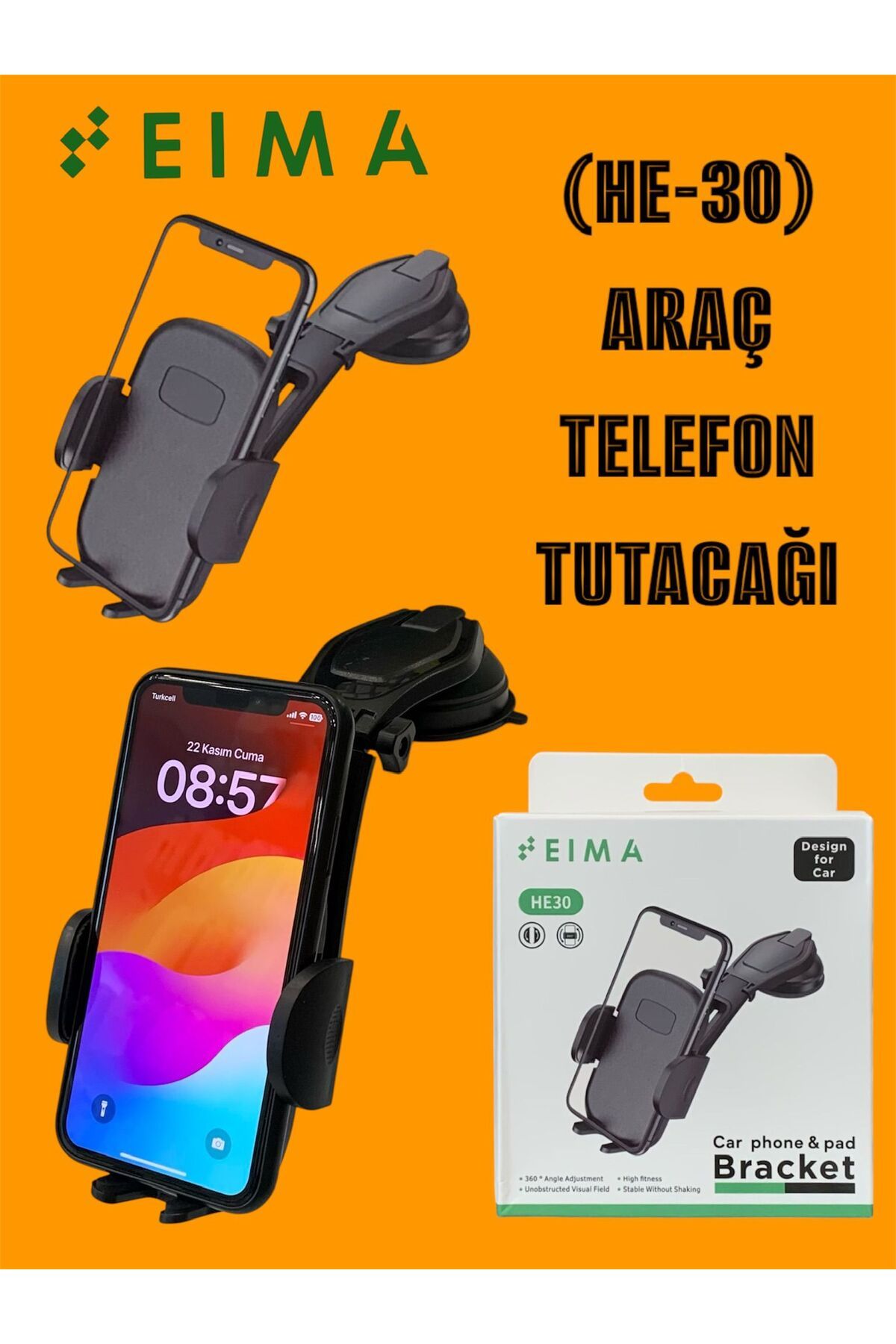 Bestech Araç İçi Telefon Tutacağı He30