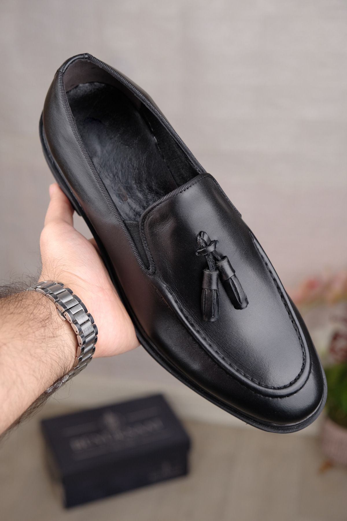 Leathermens Hakiki Deri, Bağcıksız Klasik Ve Ultra Hafif Conforlu Erkek Ayakkabı