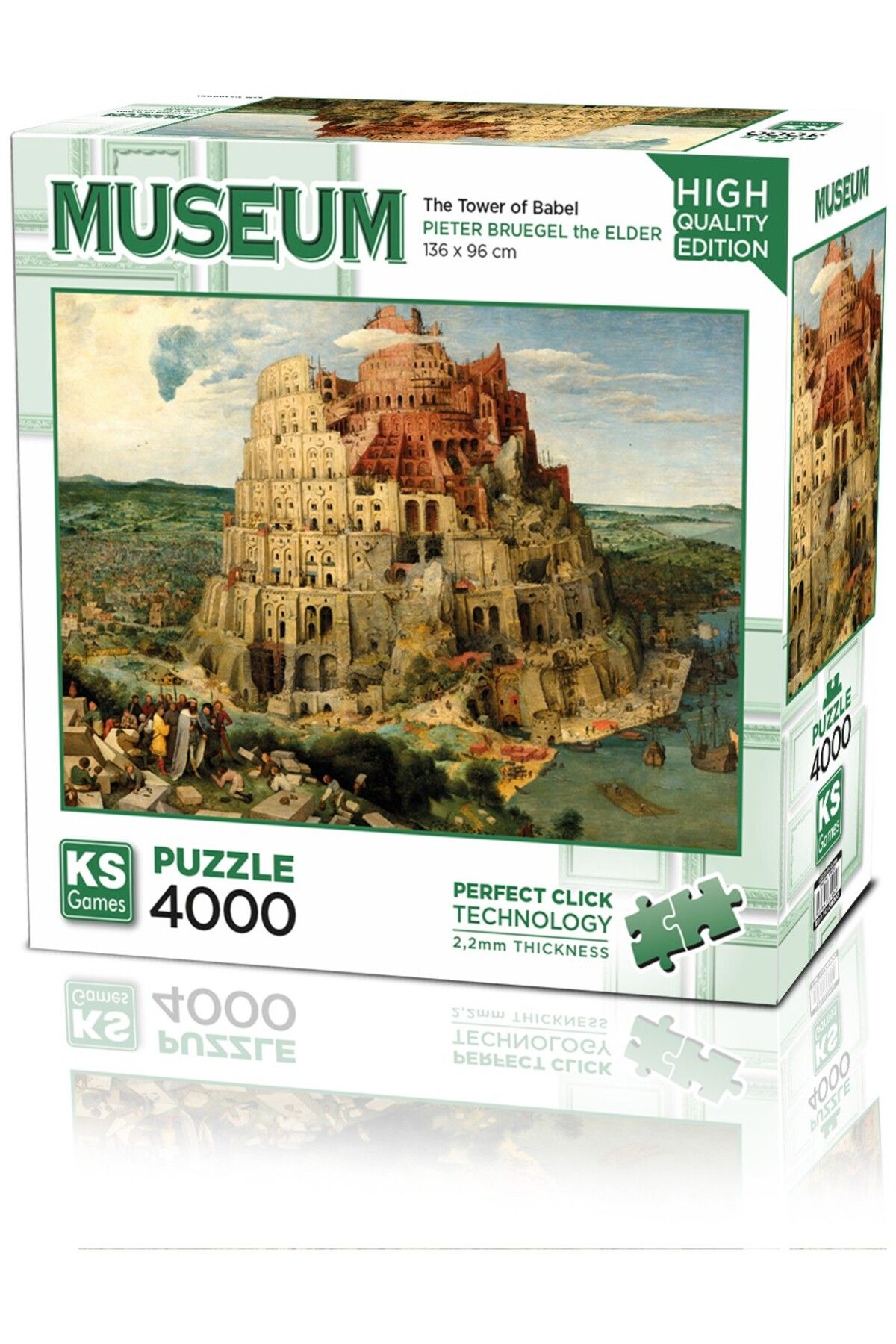 Ks Games Puzzle 4000 Parça Yetişkin The Tower Of Babel 23508