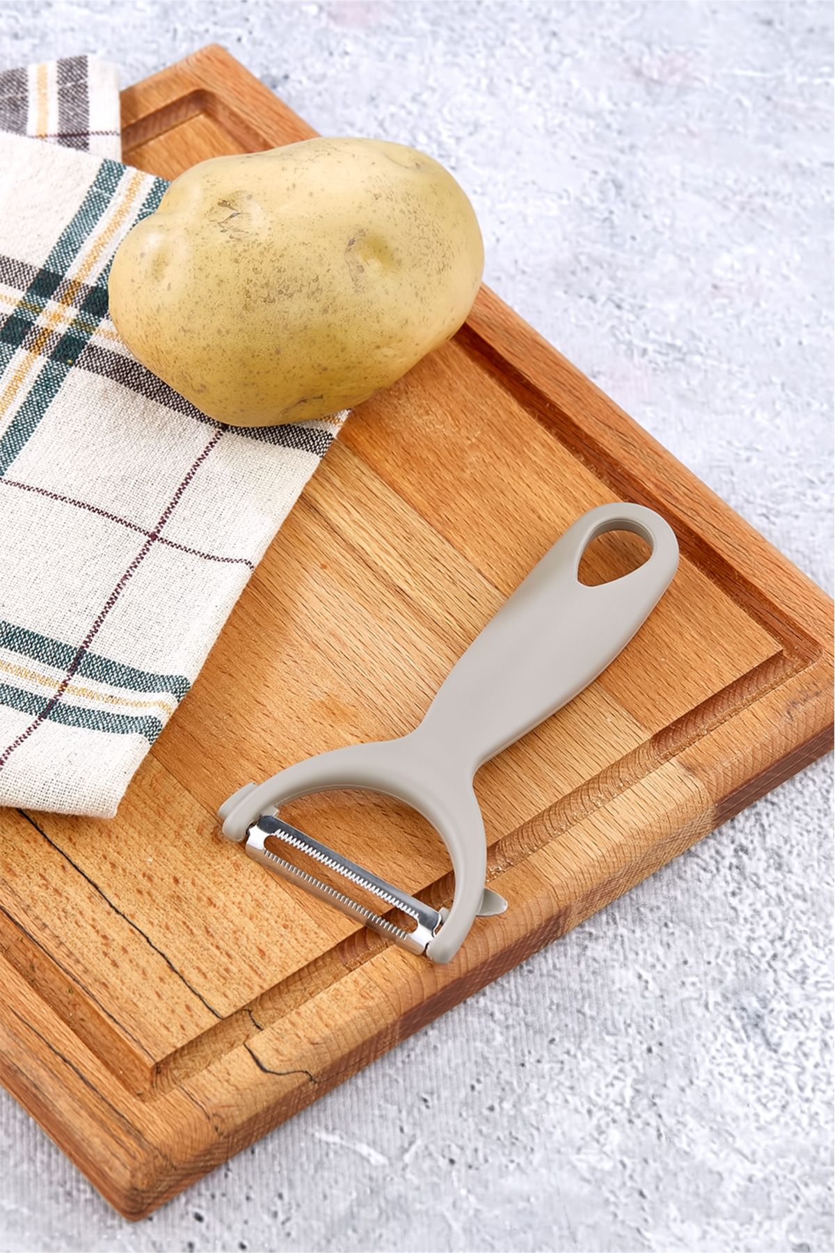 Mutfak Köşesi Soybi Paslanmaz Çelik Bıçaklı, Ergonomik Saplı, Pratik Meyve & Sebze Soyacağı