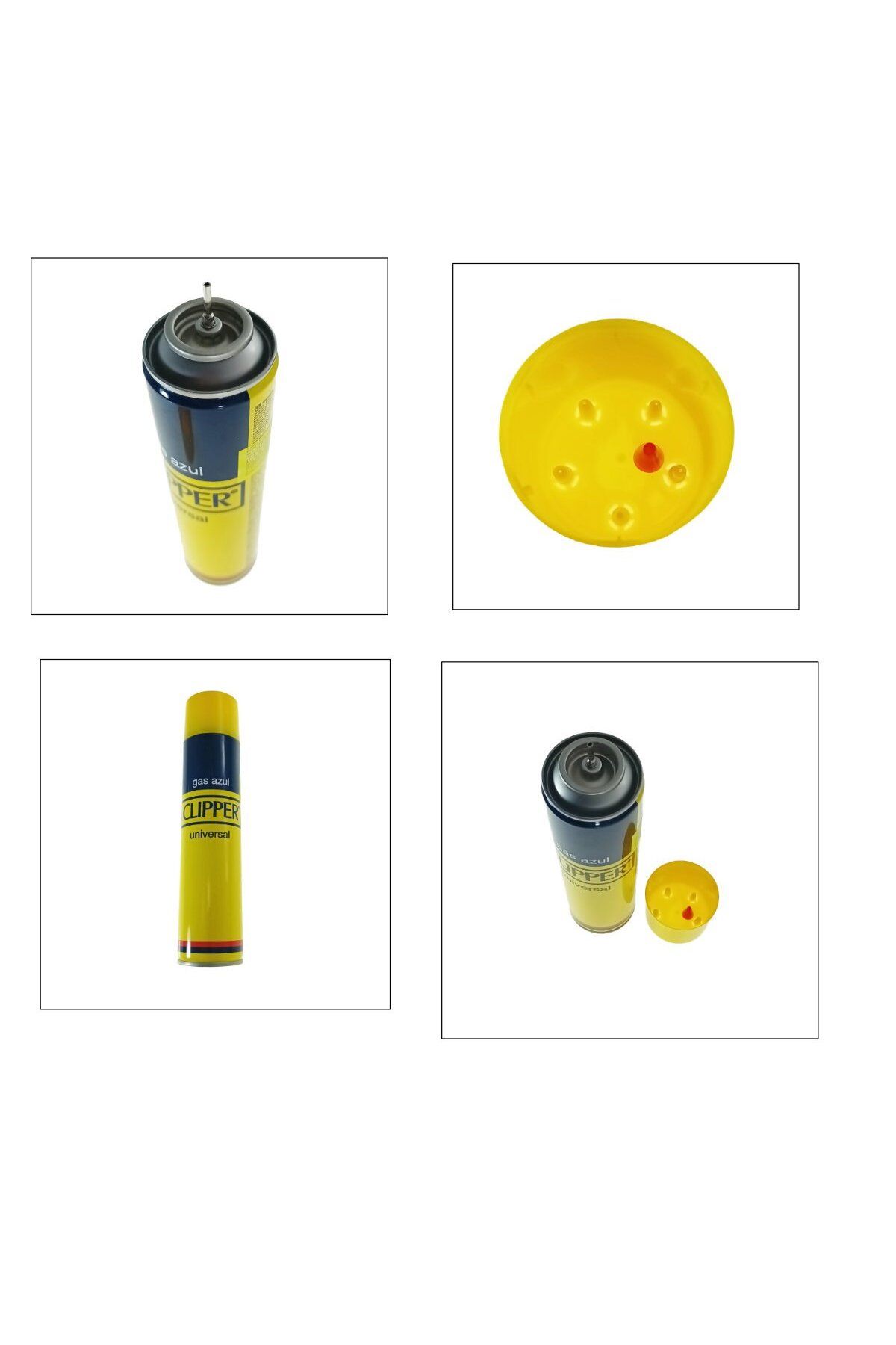 Clipper-Gas for refilling lighters, 300ml, Clipper Universal, with 5 adapters 3