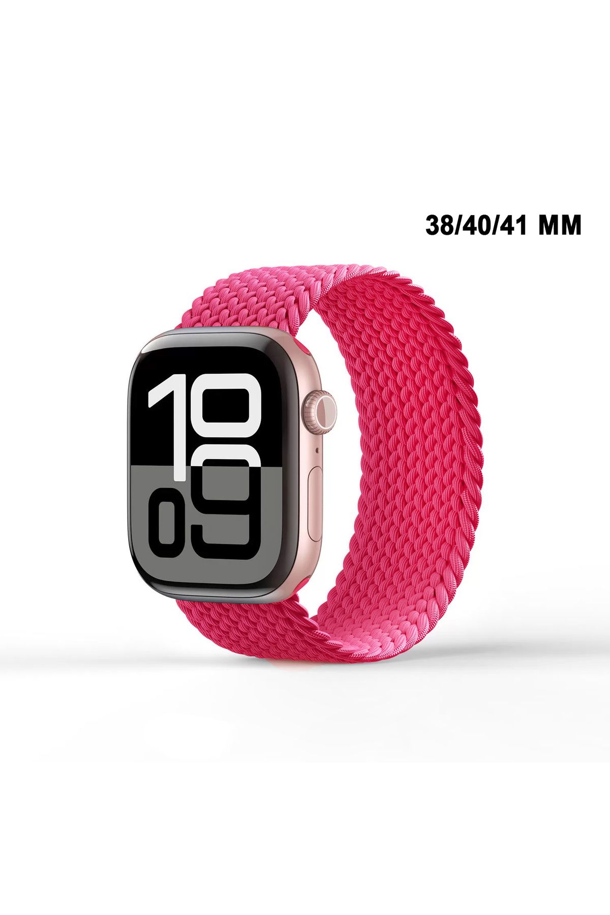 MTL Apple Watch Uyumlu Watch 3 4 5 6 7 8 9 SeSeri 38 40 41mm Solo Loop Kordon Kayış Silikon S Beden MT86