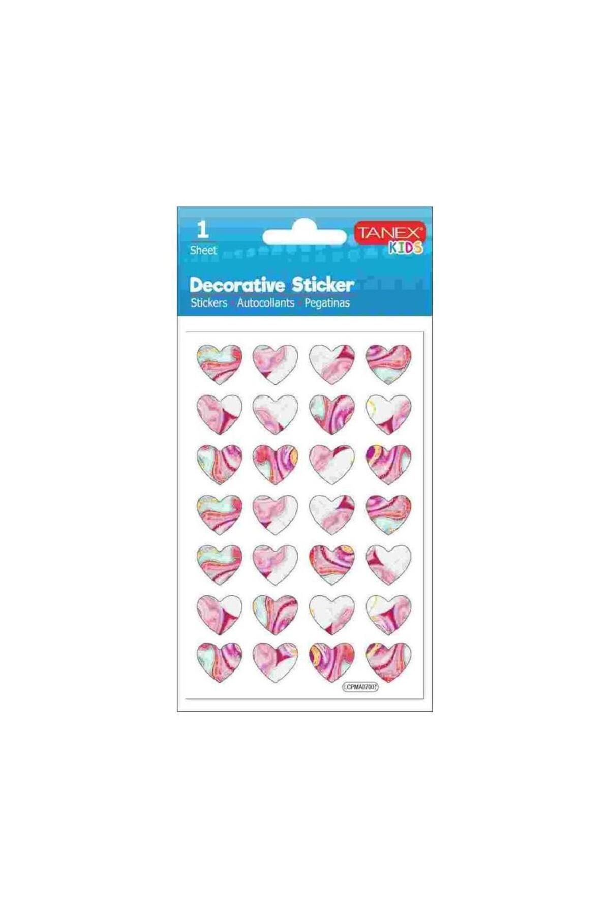 Tanex Kalp Serisi Etiketi Stickers Tnx-25100