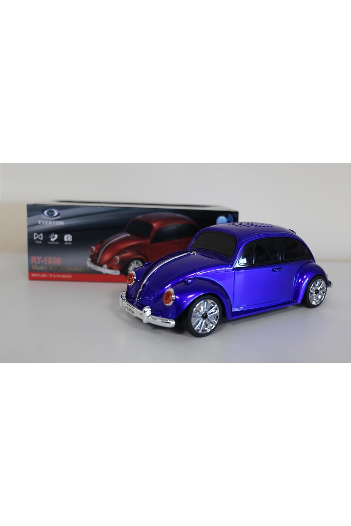Everton Lacivert Arabalı Bluetooth Nostaljik Radyo Fm/Us Rt-1939