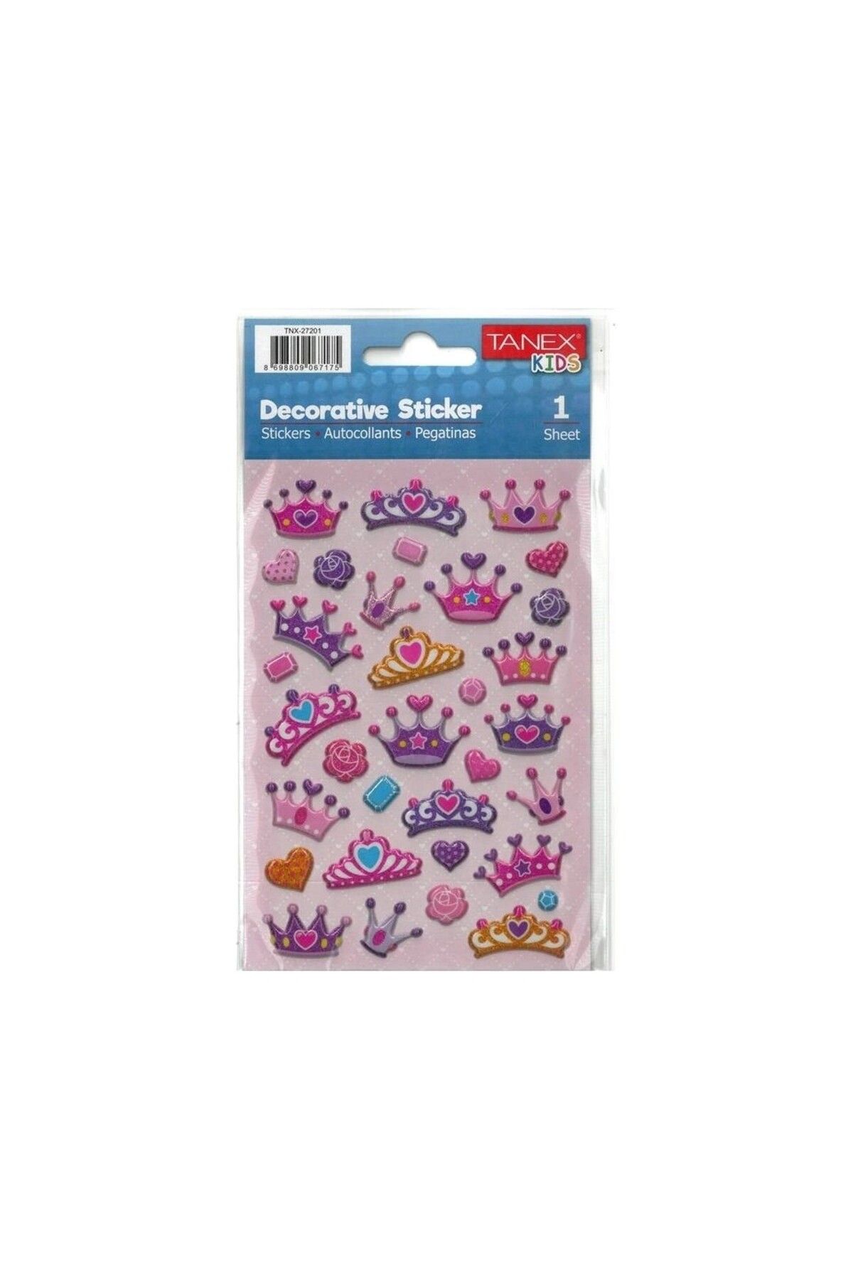 Tanex Puffy Taç Serisi Stickers Tnx-27201