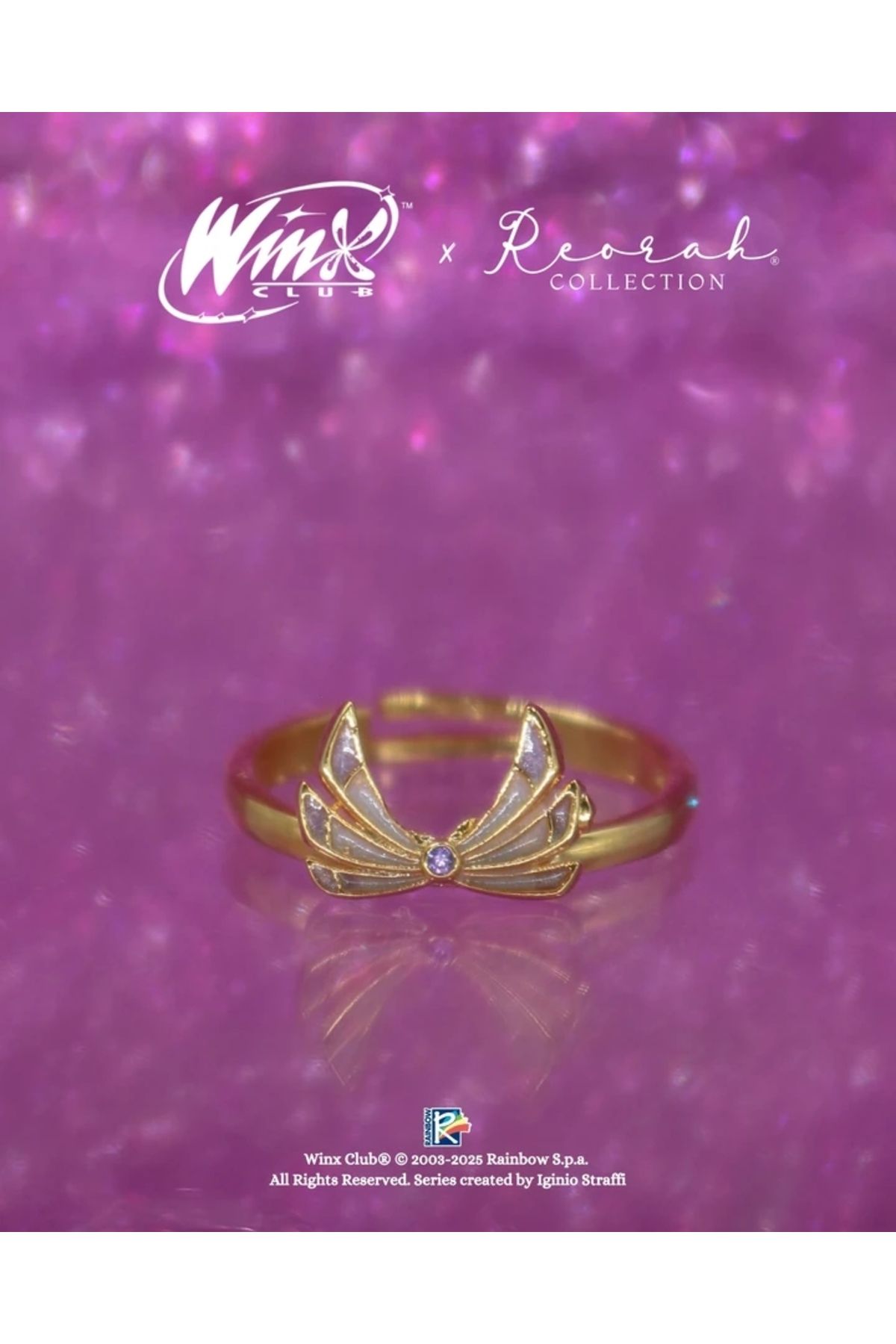 Reorah Collection Winx Club® Tecna Enchantix Fairy Wings Yüzük