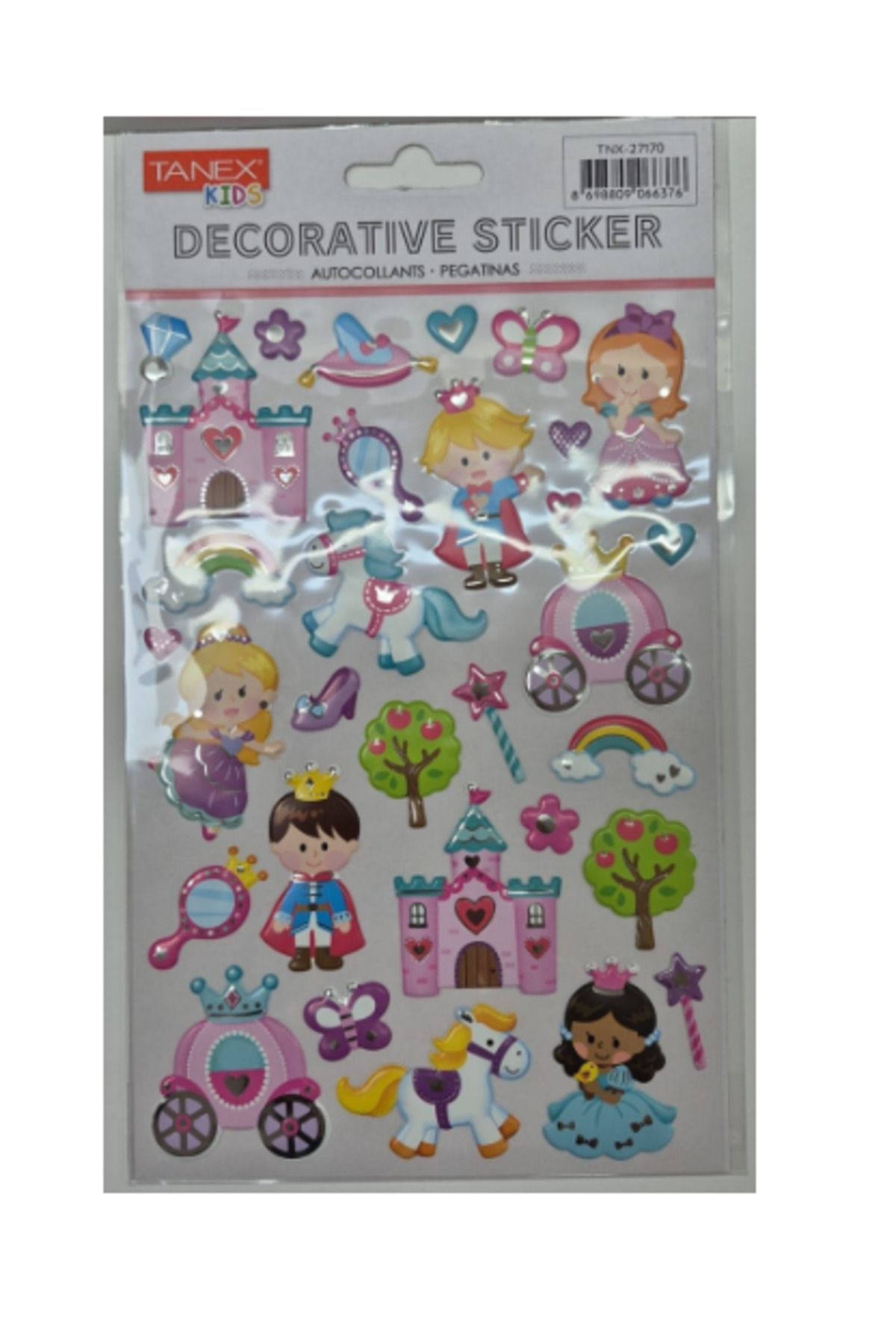 Tanex Puffy Mini Krallık Serisi Stickers Tnx-27170