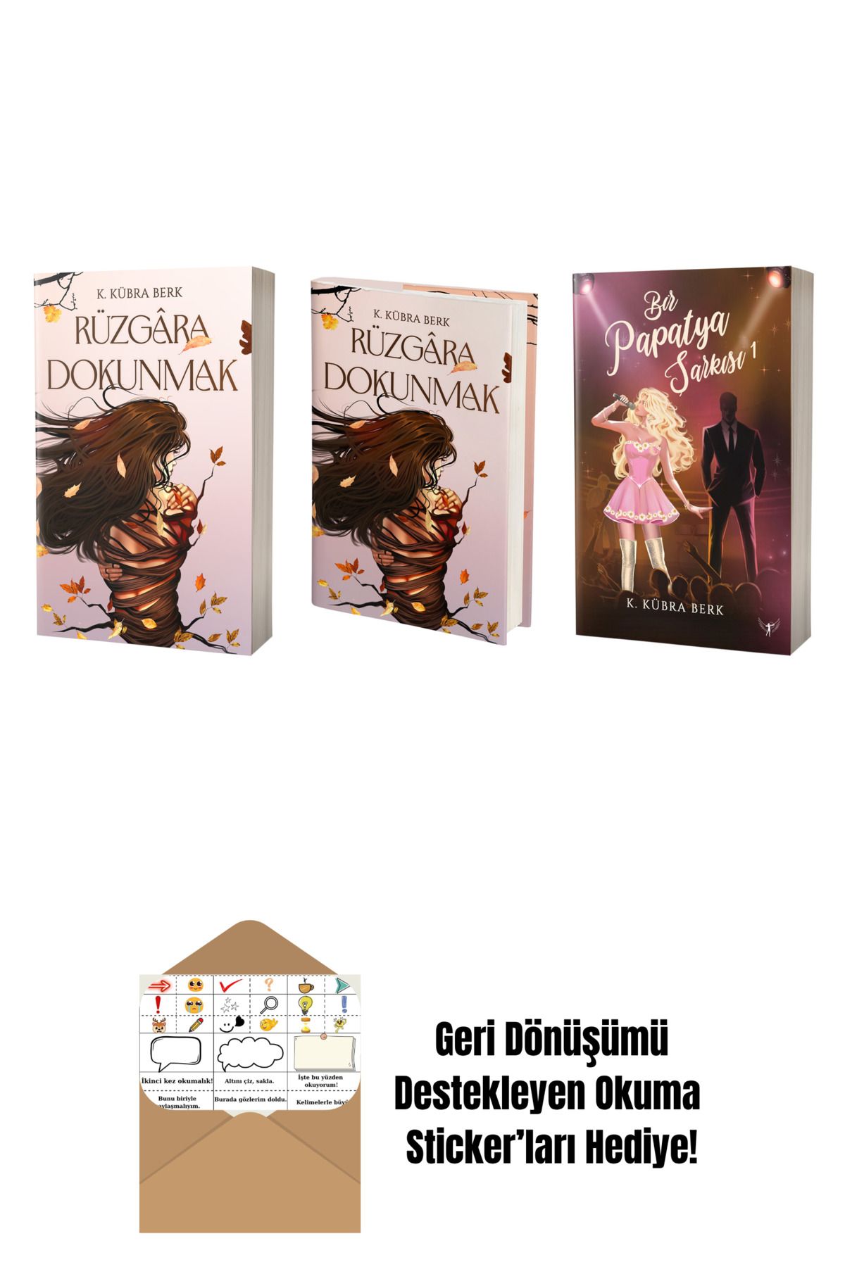 Artemis Yayınları K. Kübra Berk 3 Kitap Set + Okuma Sticker'ları